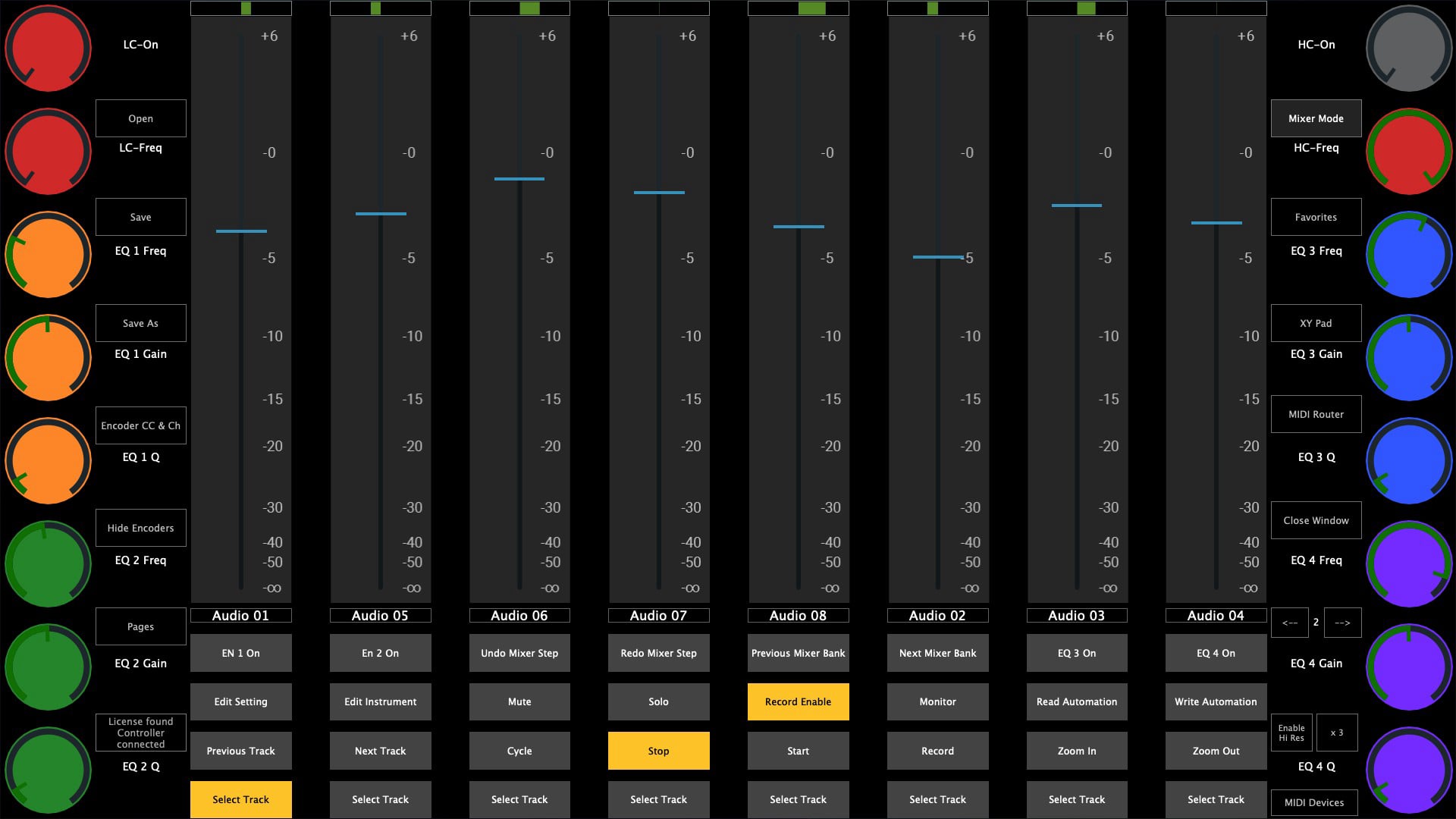 MP Controller integrated with Cubase / Nuendo