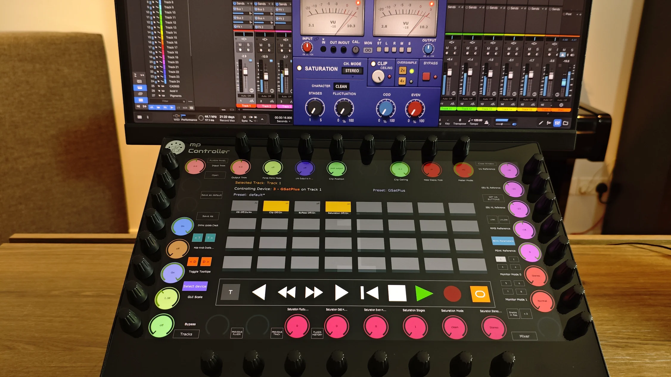 MP Controller transport control for Studio One