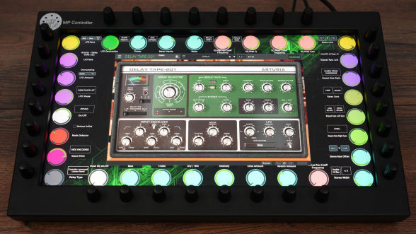 Arturia plugins on the MP Controller