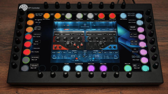 Waves plugins on the MP Controller