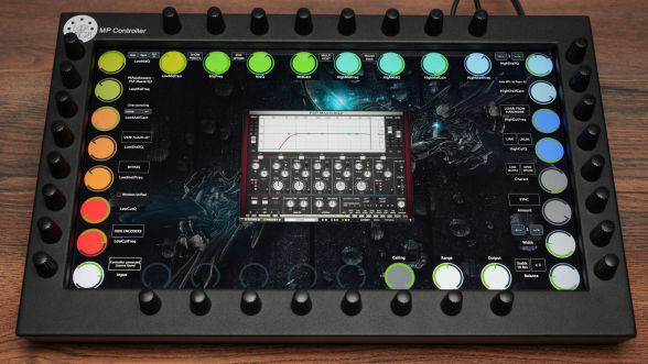PSP Audioware plugins on the MP Controller