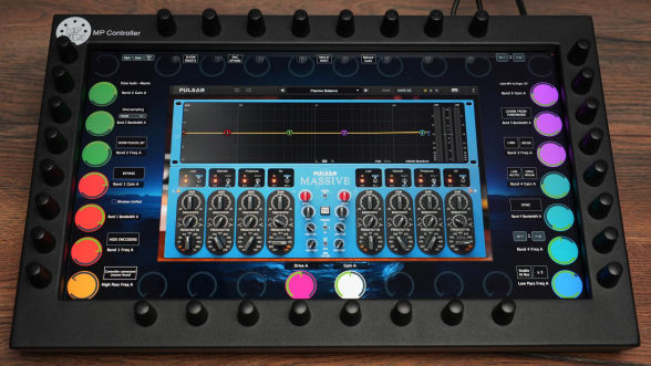 Pulsar Audio plugins on the MP Controller