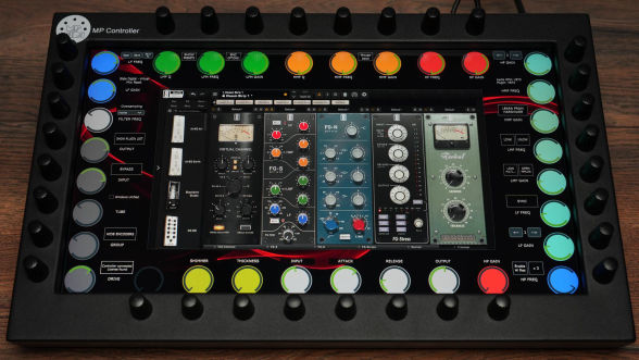 Slate Digital plugins on the MP Controller