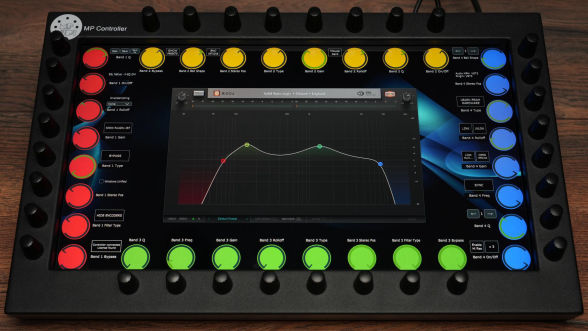 SSL Native plugins on the MP Controller
