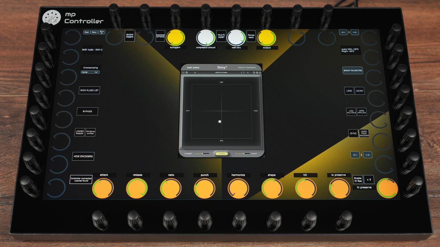 Baby Audio IHNY-2 plugin on MP Controller