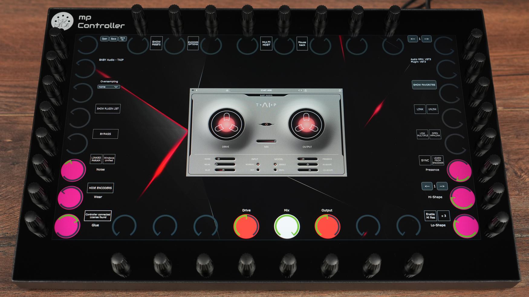 Baby Audio TAIP plugin on MP Controller
