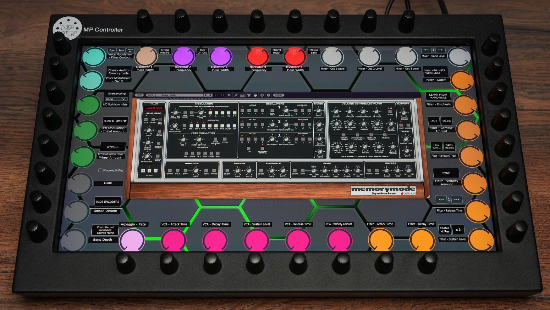 Cherry Audio Memorymode on MP Controller