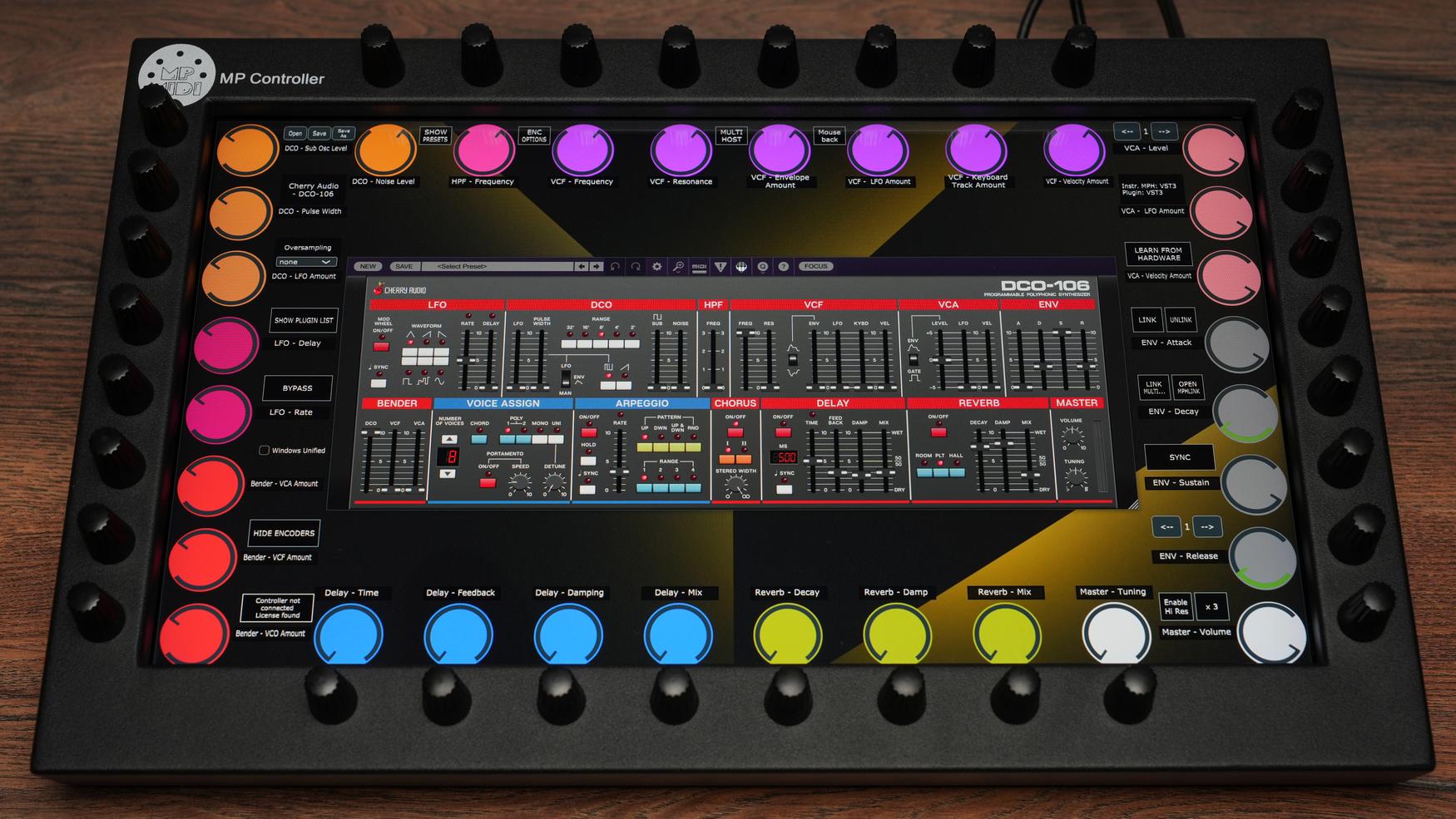 Cherry Audio DCO-106 on MP Controller