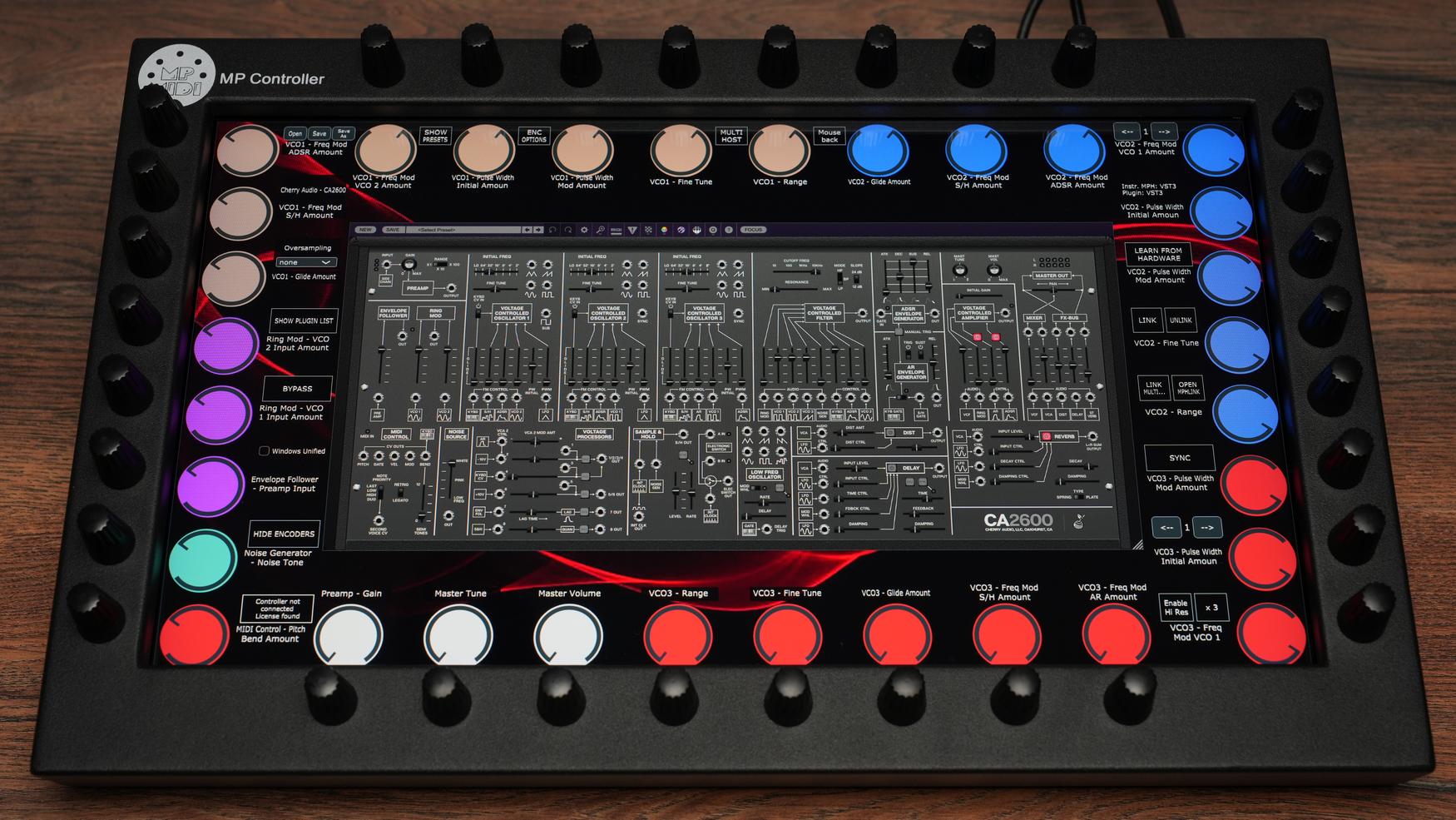 Cherry Audio CA2600 on MP Controller