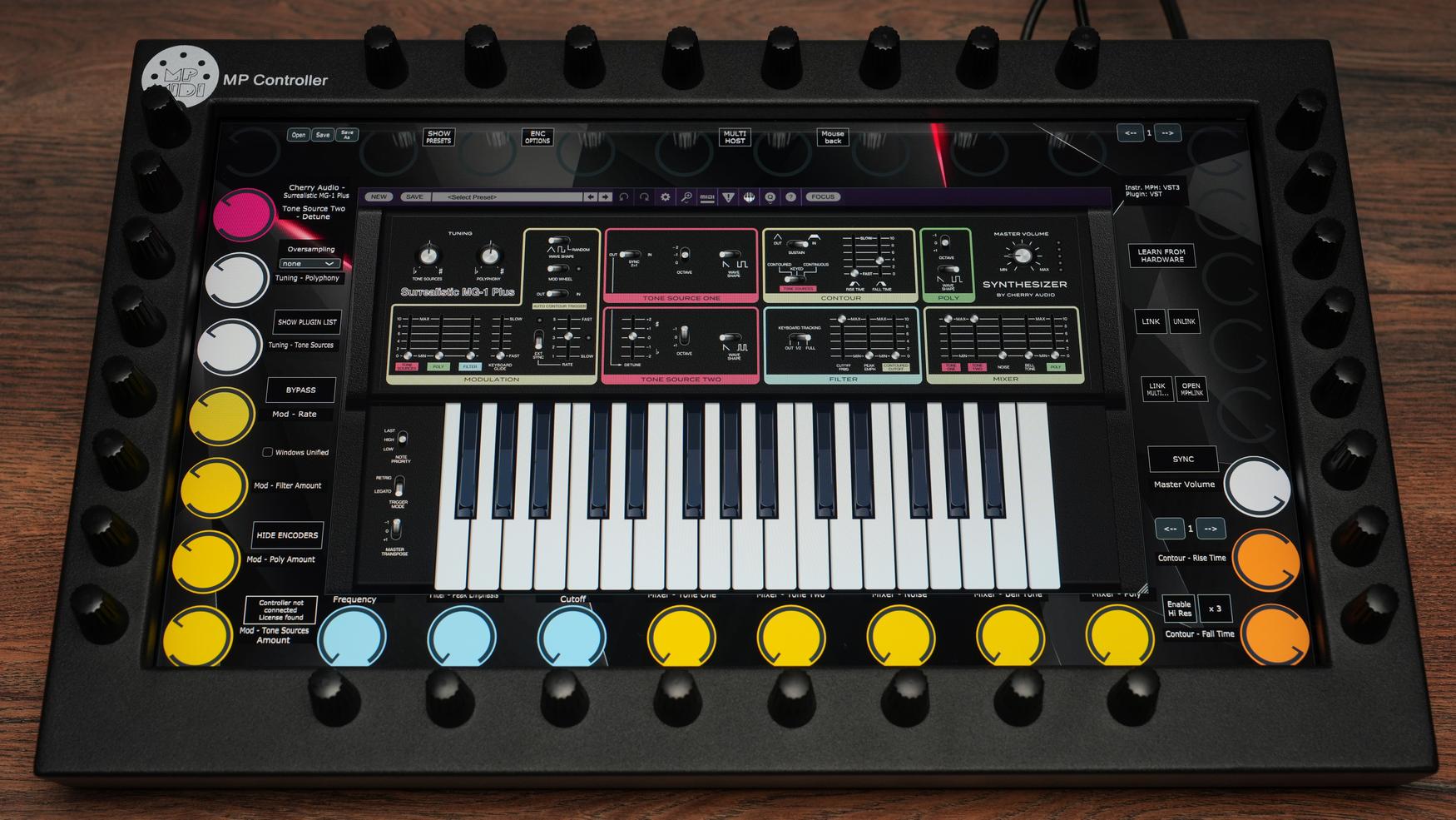 Cherry Audio Surrealistic MG-1 Plus on MP Controller