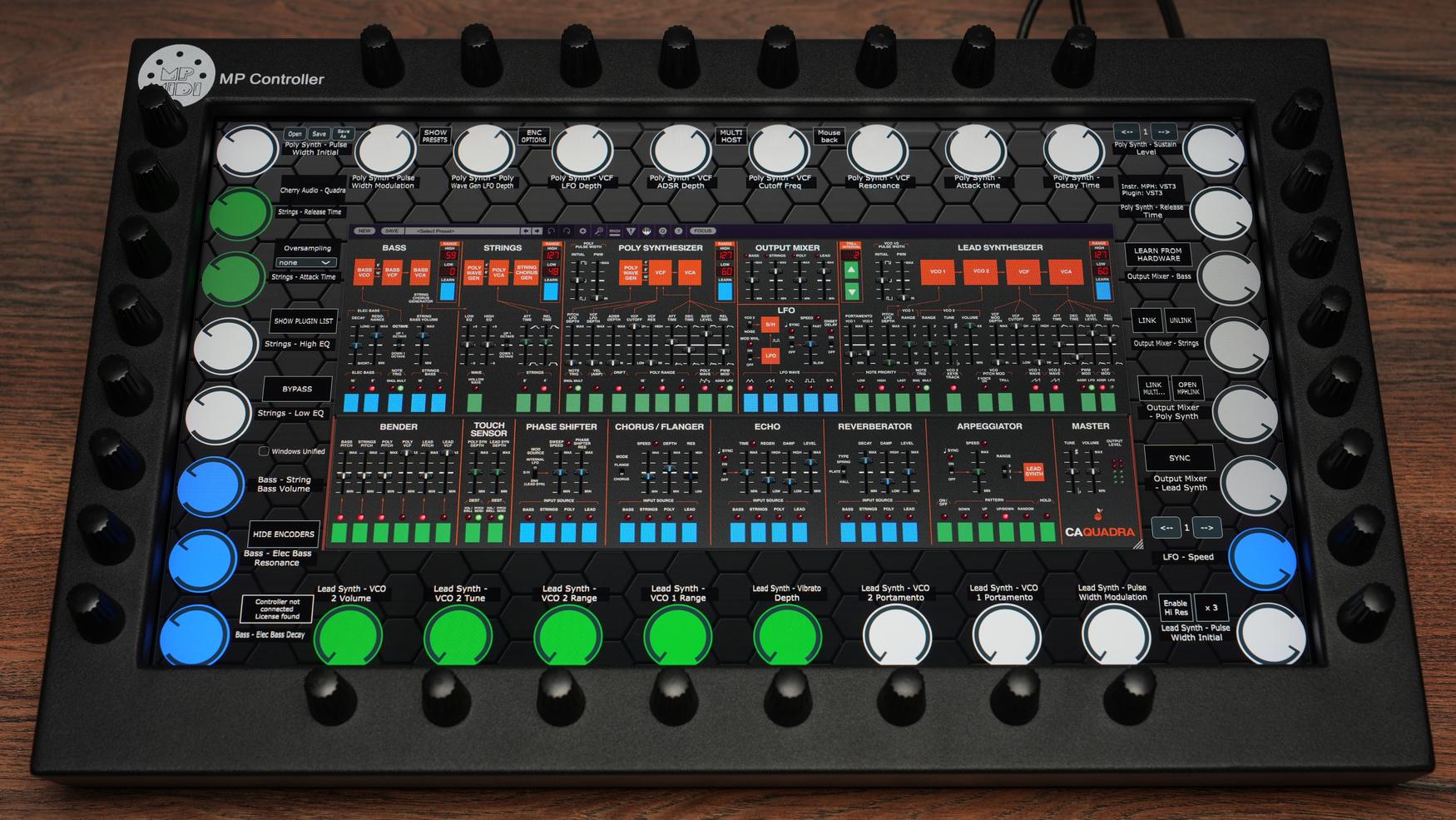 Cherry Audio CA Quadra on MP Controller