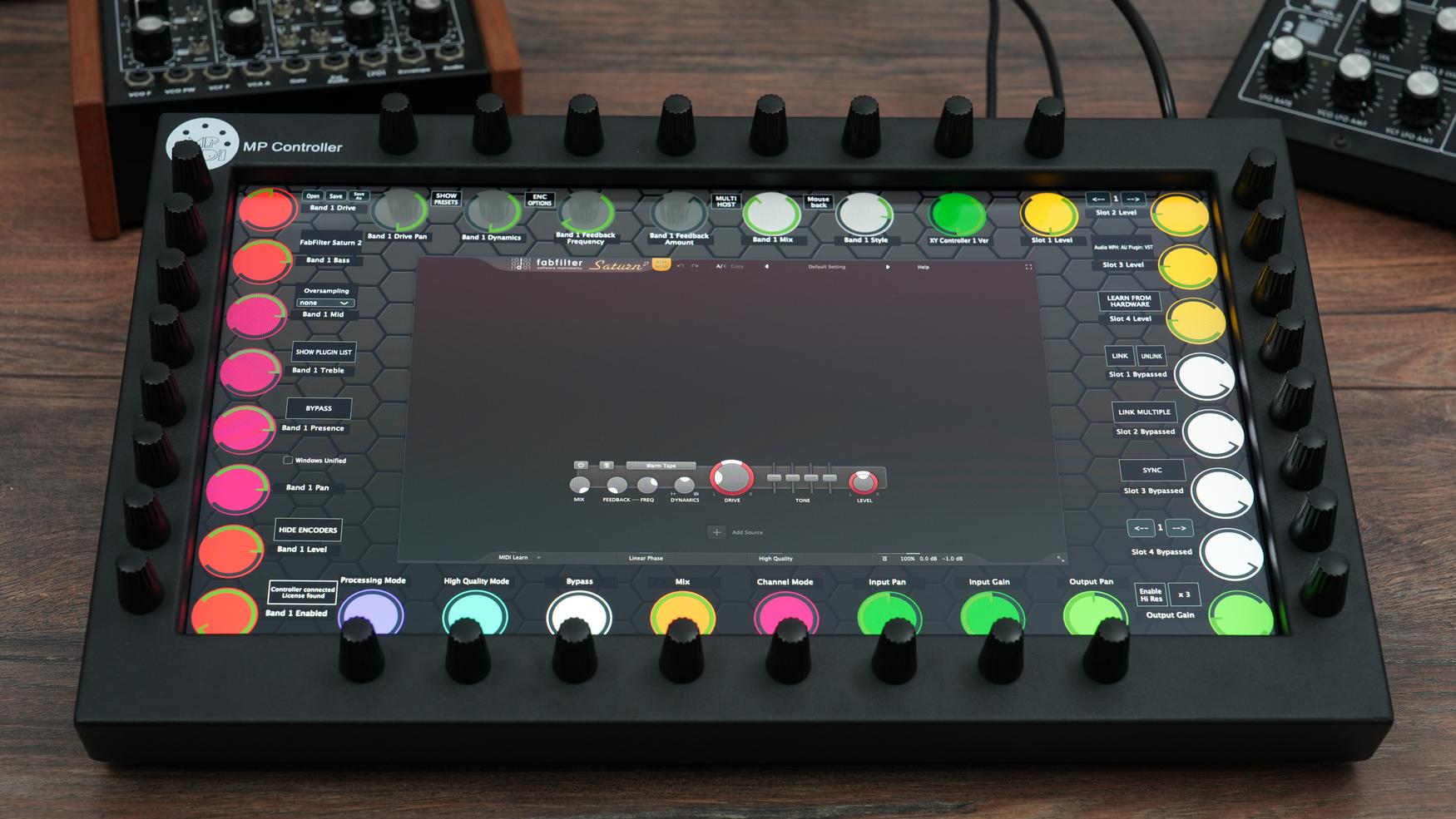 FabFilter Pro-L 2 limiter plugin on MP Controller