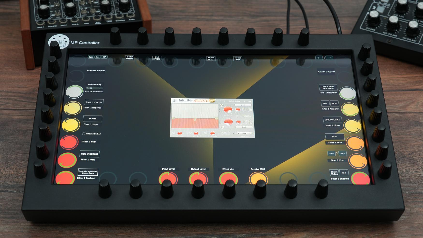 FabFilter Simplon filter plugin on MP Controller
