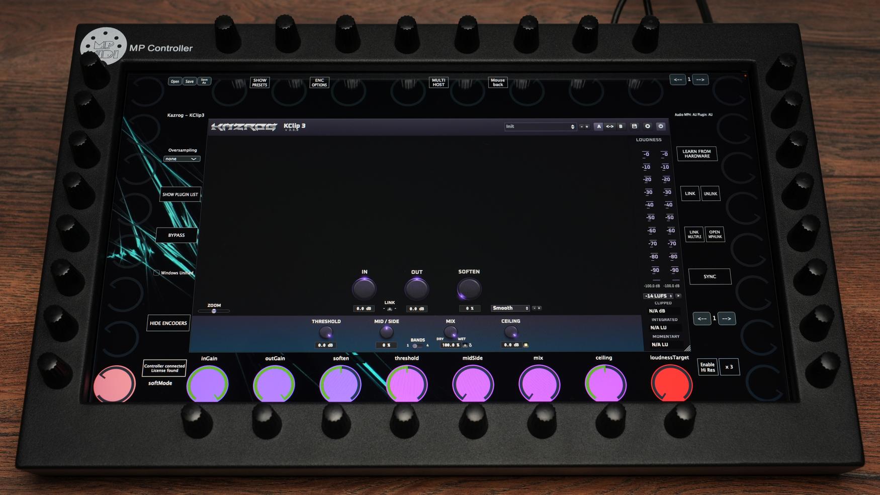 Kazrog KClip3 plugin on MP Controller