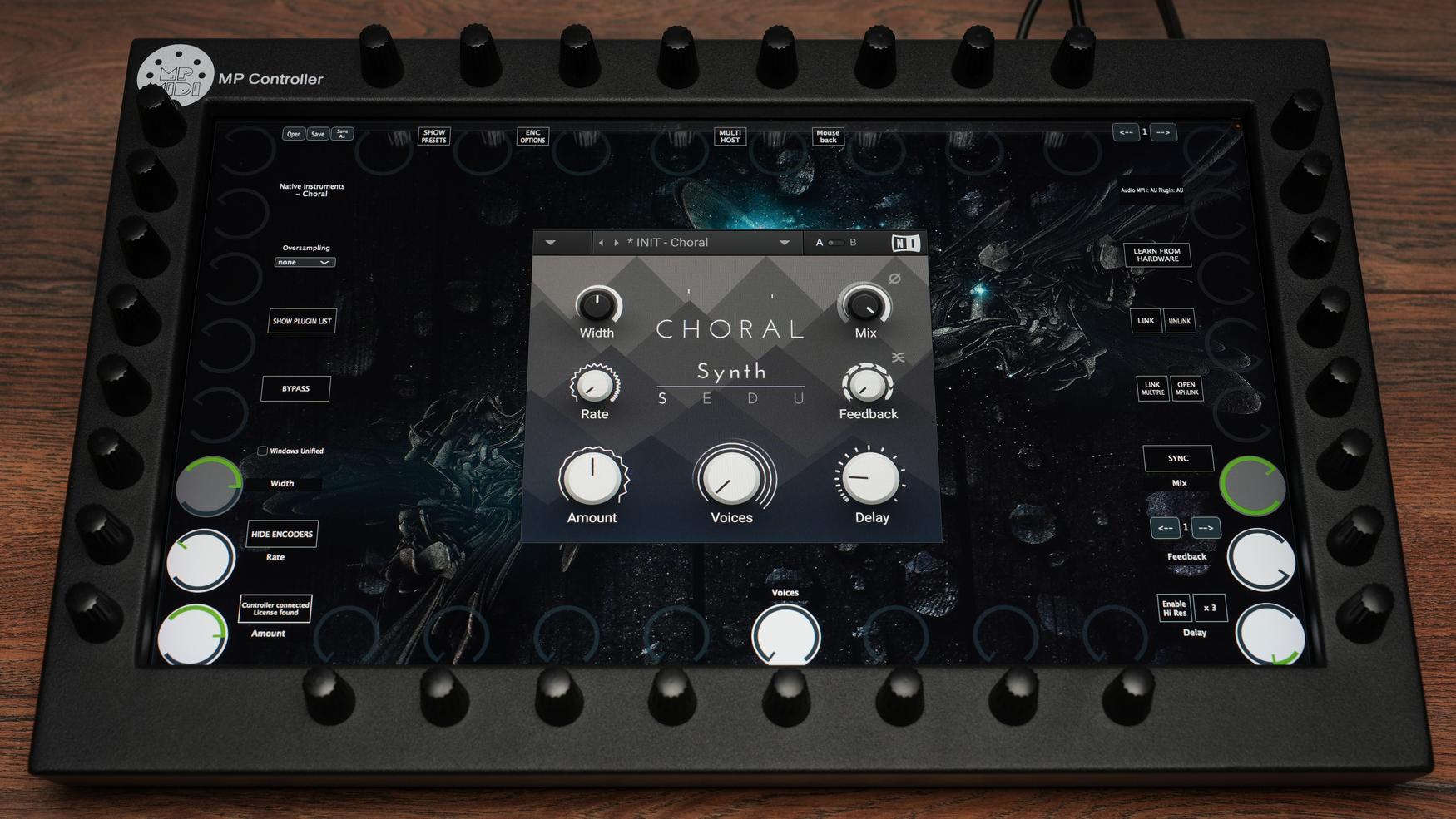 Native Instruments Choral Synth on MP Controller