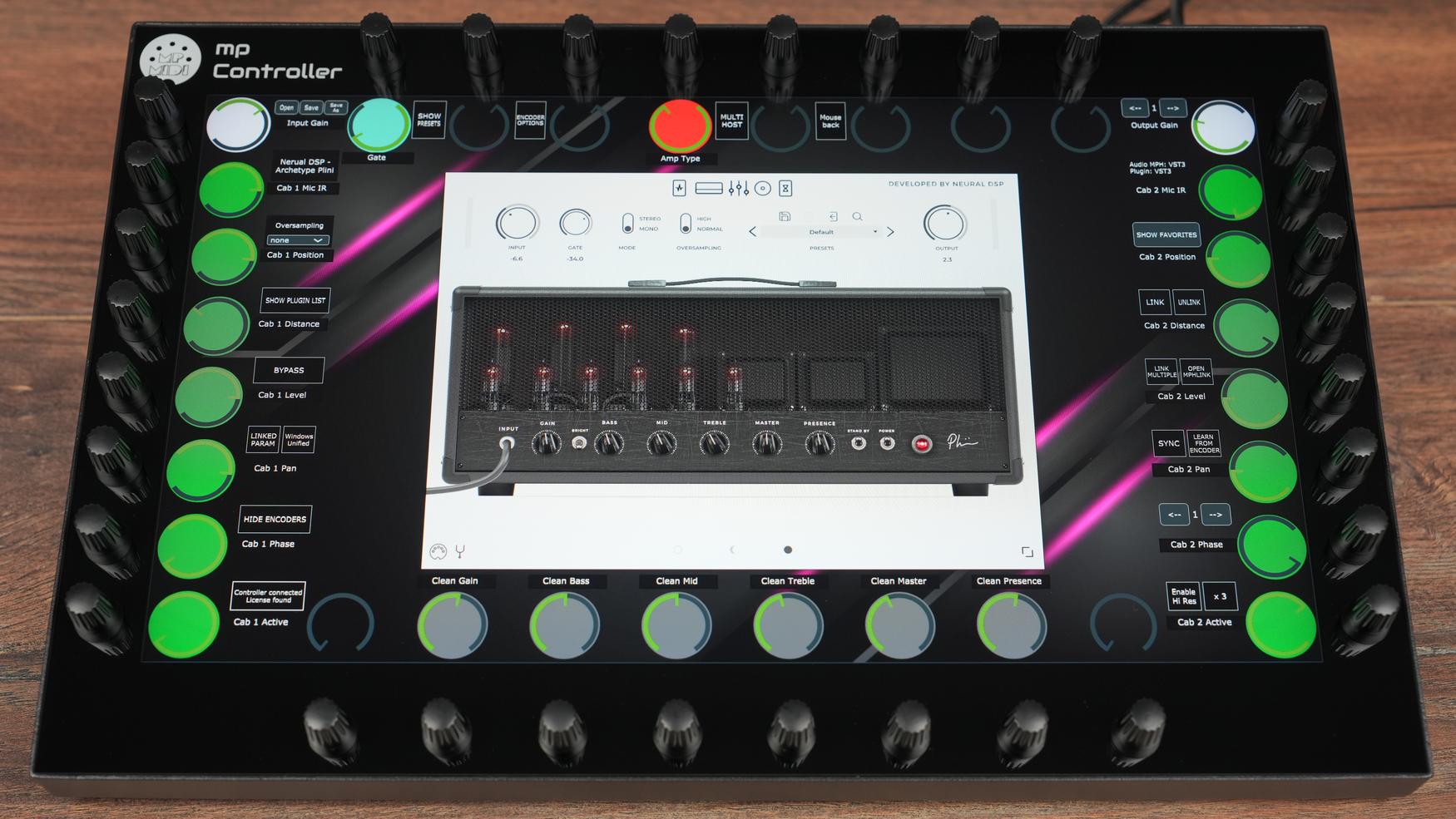 Neural DSP Archetype Plini X plugin on MP Controller