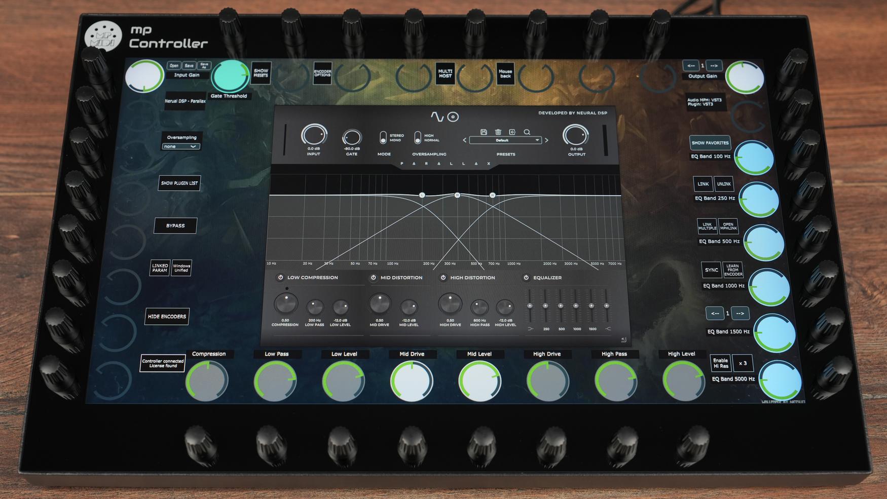 Neural DSP Parallax X plugin on MP Controller