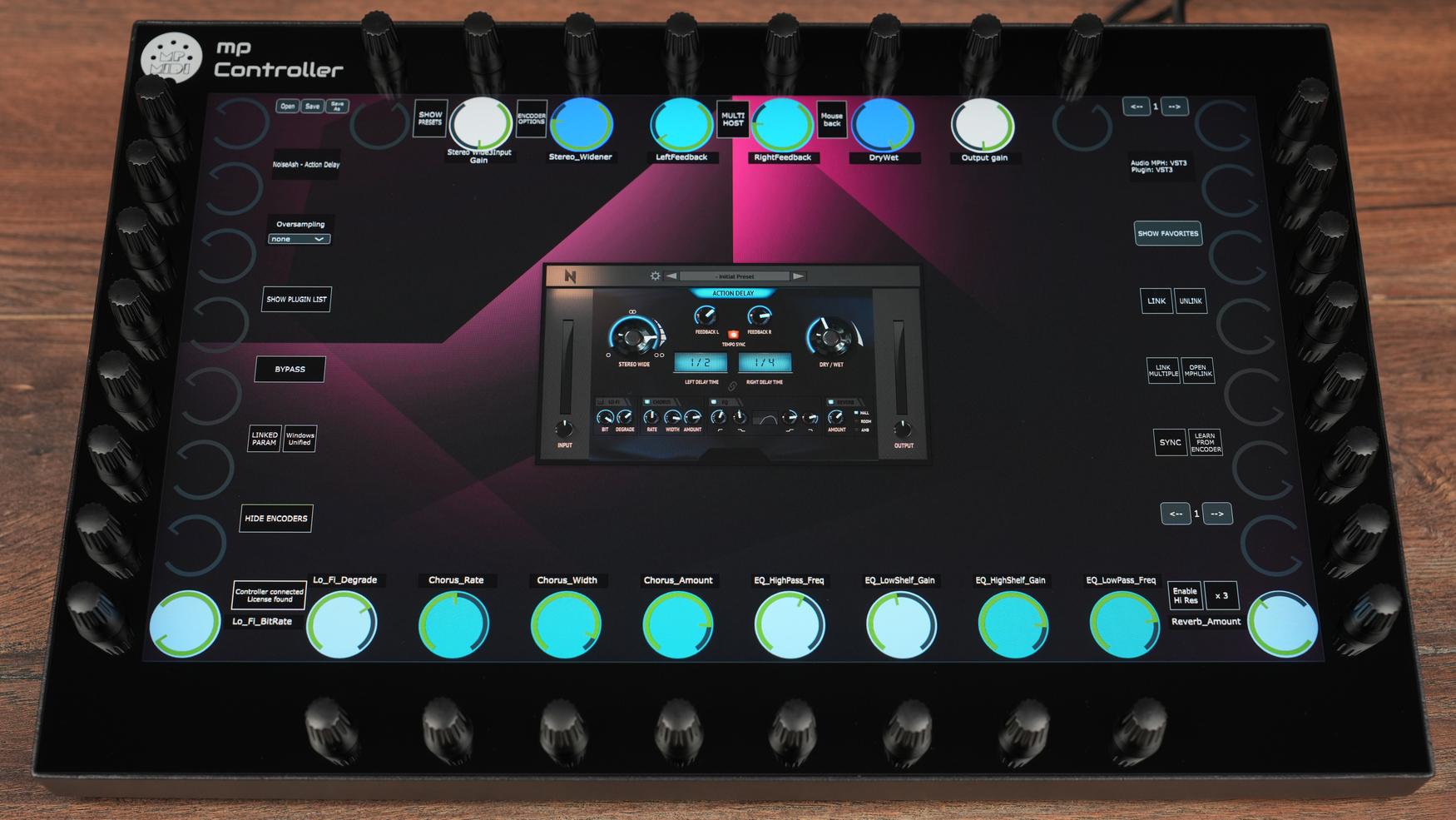NoiseAsh Action Delay plugin on MP Controller