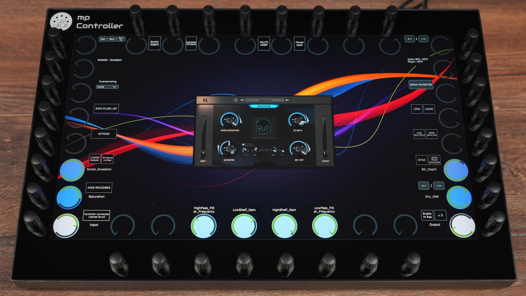 NoiseAsh Devastator plugin on MP Controller
