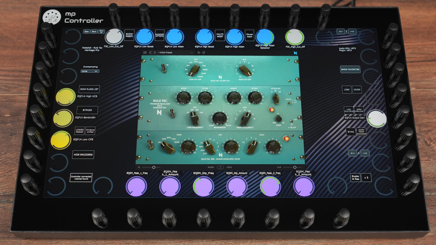 NoiseAsh Rule Tec Heritage Pro plugin on MP Controller