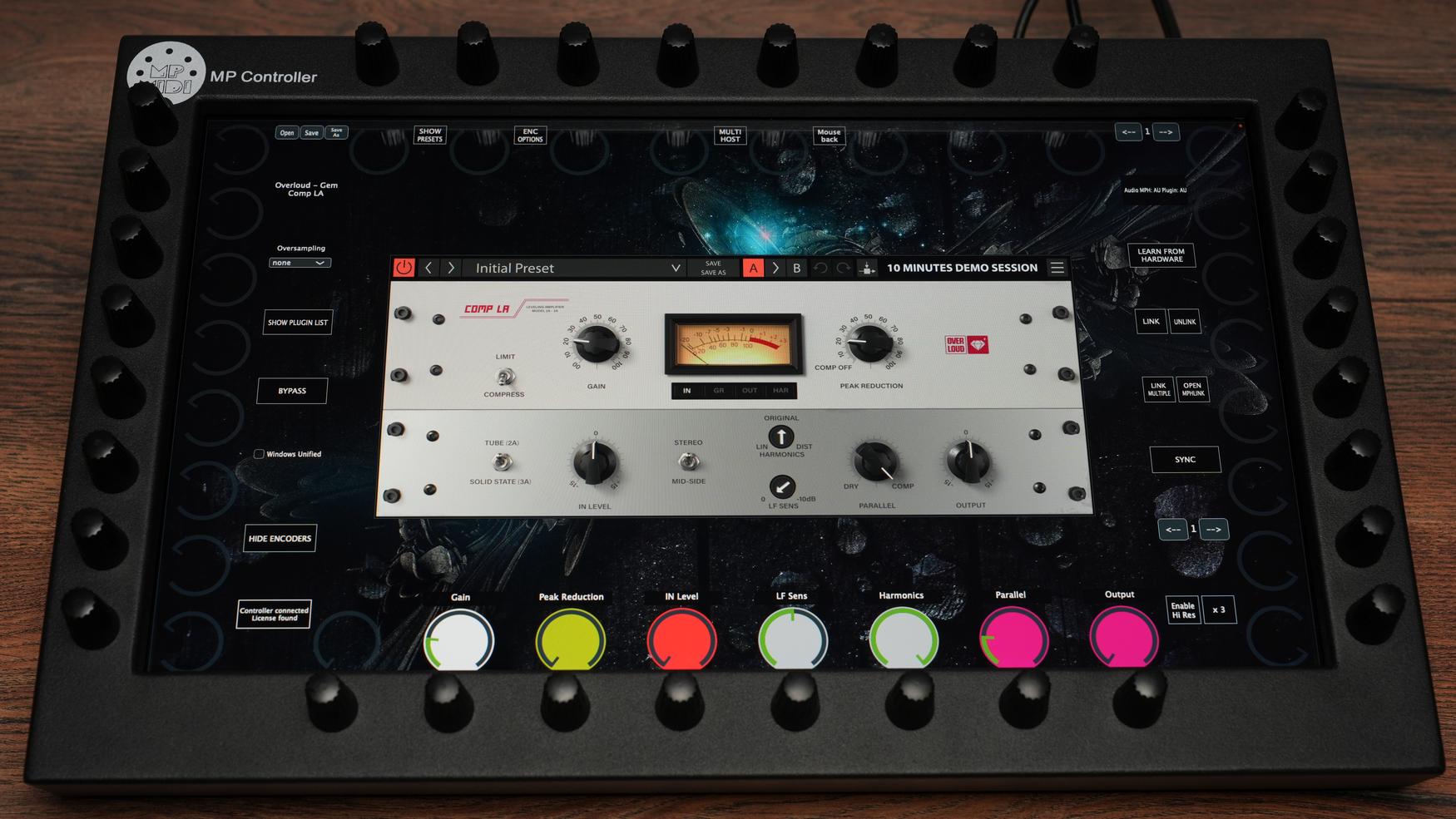 Overloud Comp LA plugin on MP Controller