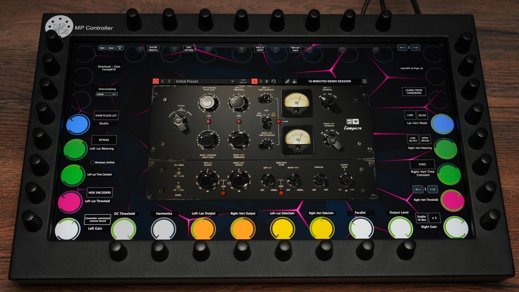 Overloud Comp670 plugin on MP Controller