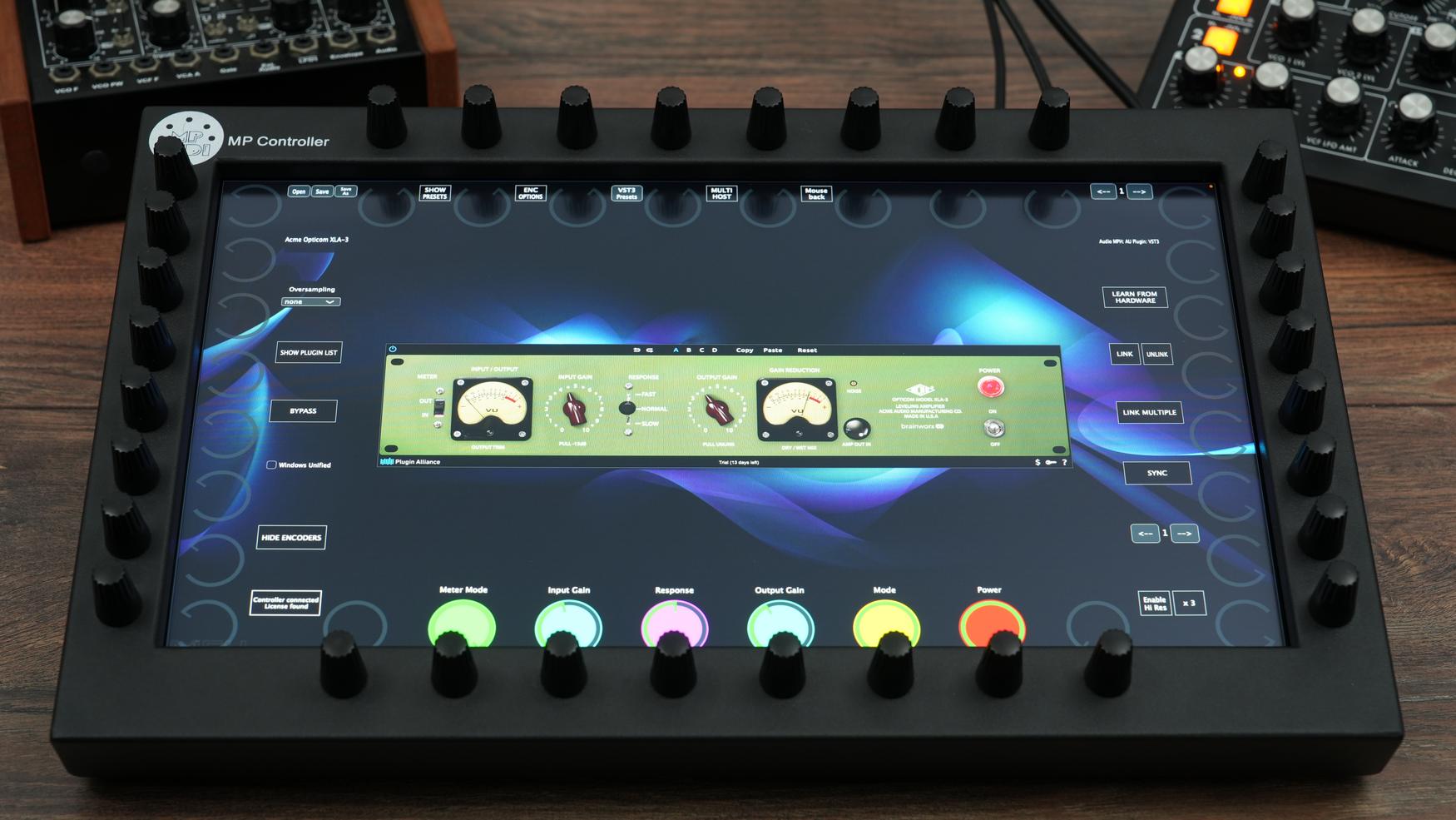 Plugin Alliance plugins on the MP Controller