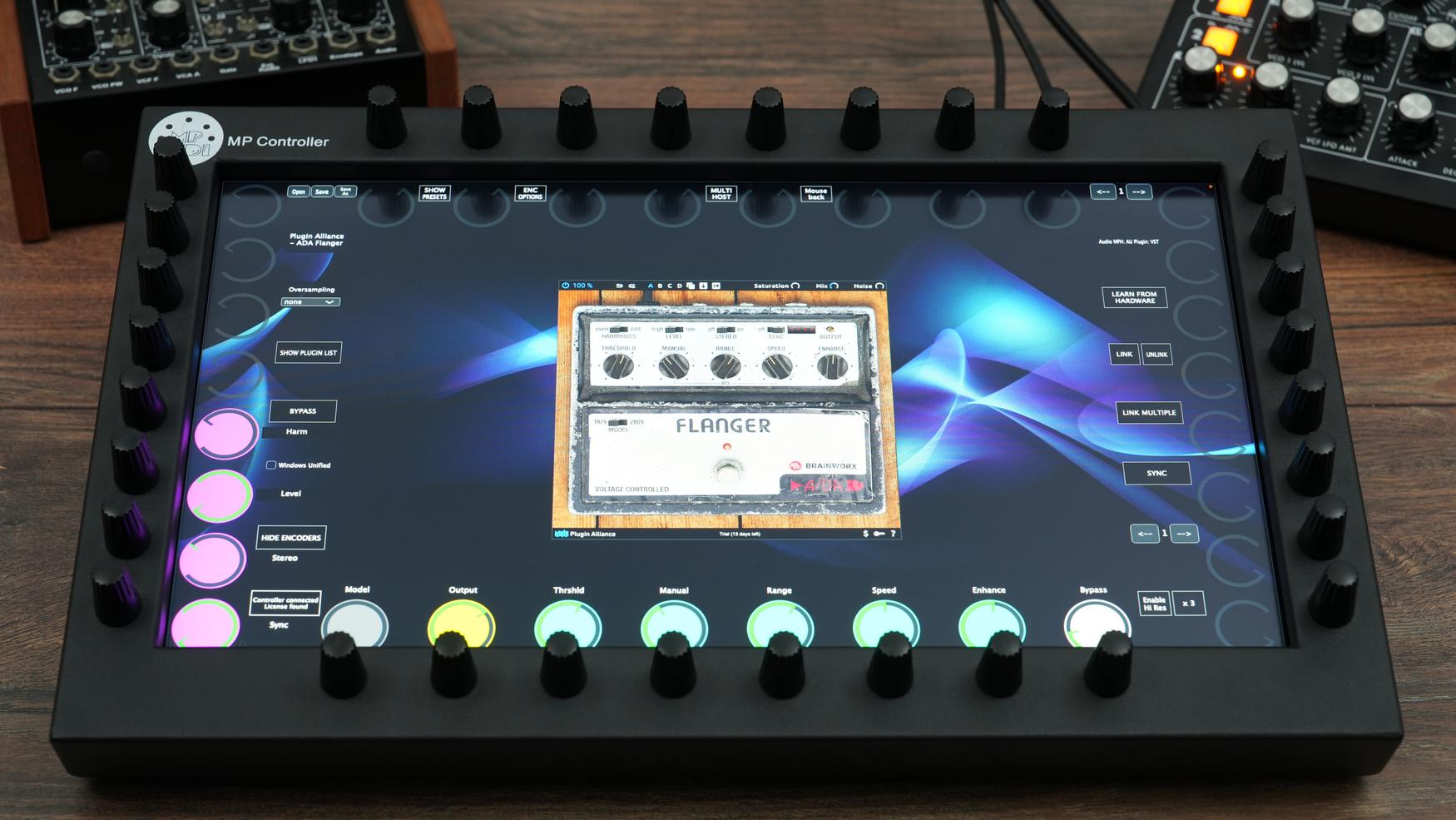 Plugin Alliance plugins on the MP Controller