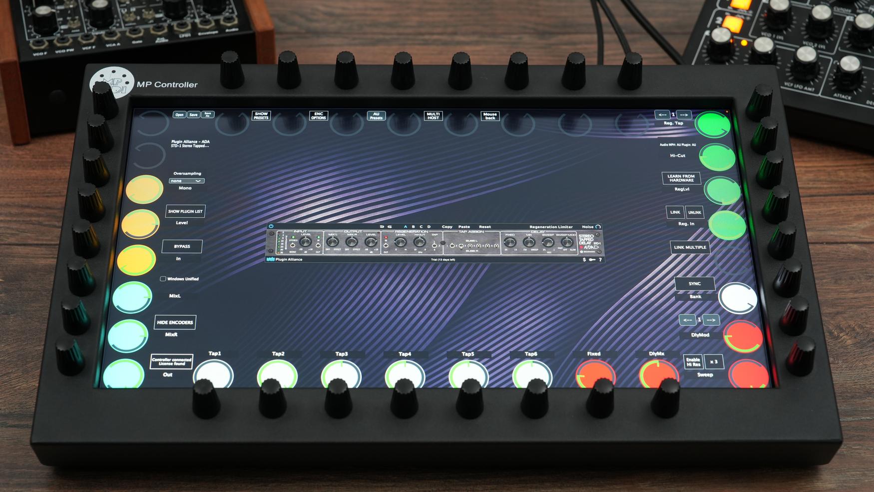 Plugin Alliance plugins on the MP Controller