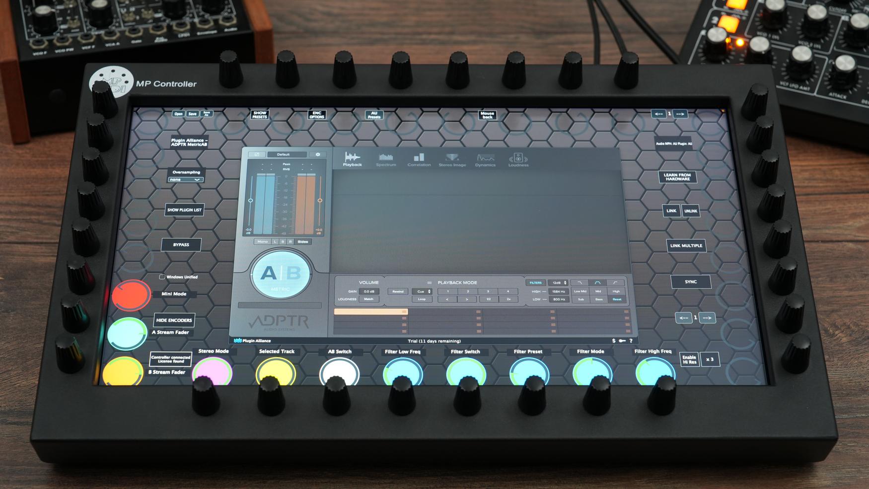 Plugin Alliance plugins on the MP Controller