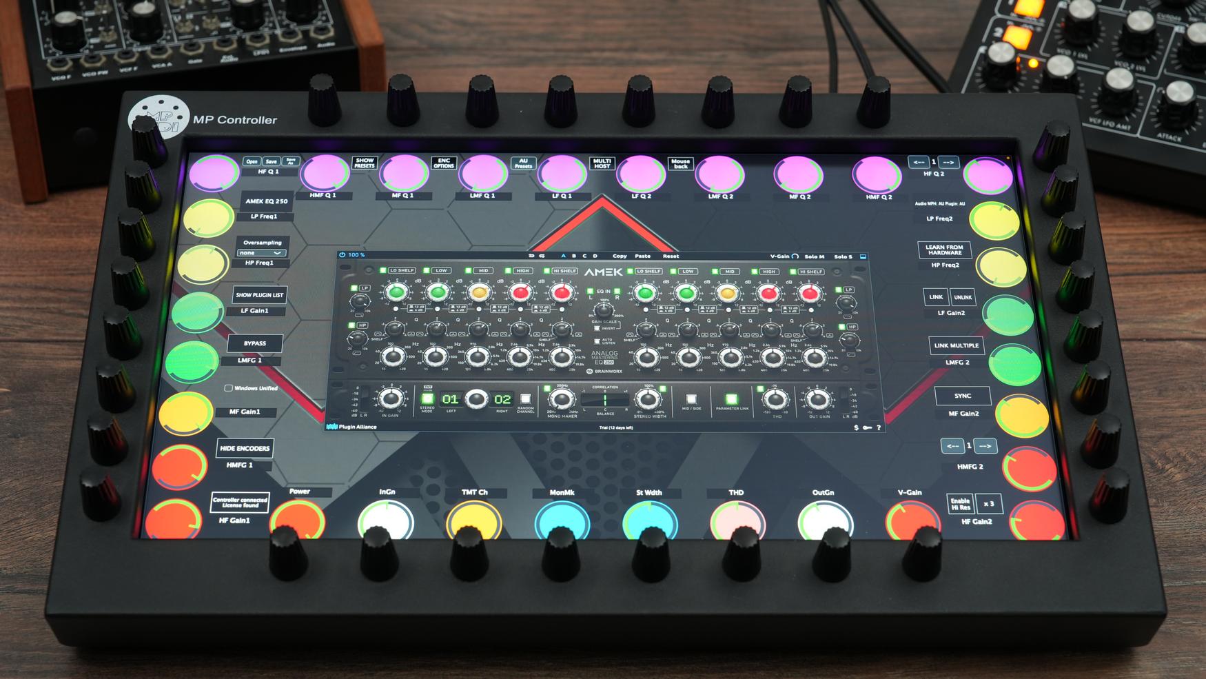 Plugin Alliance plugins on the MP Controller
