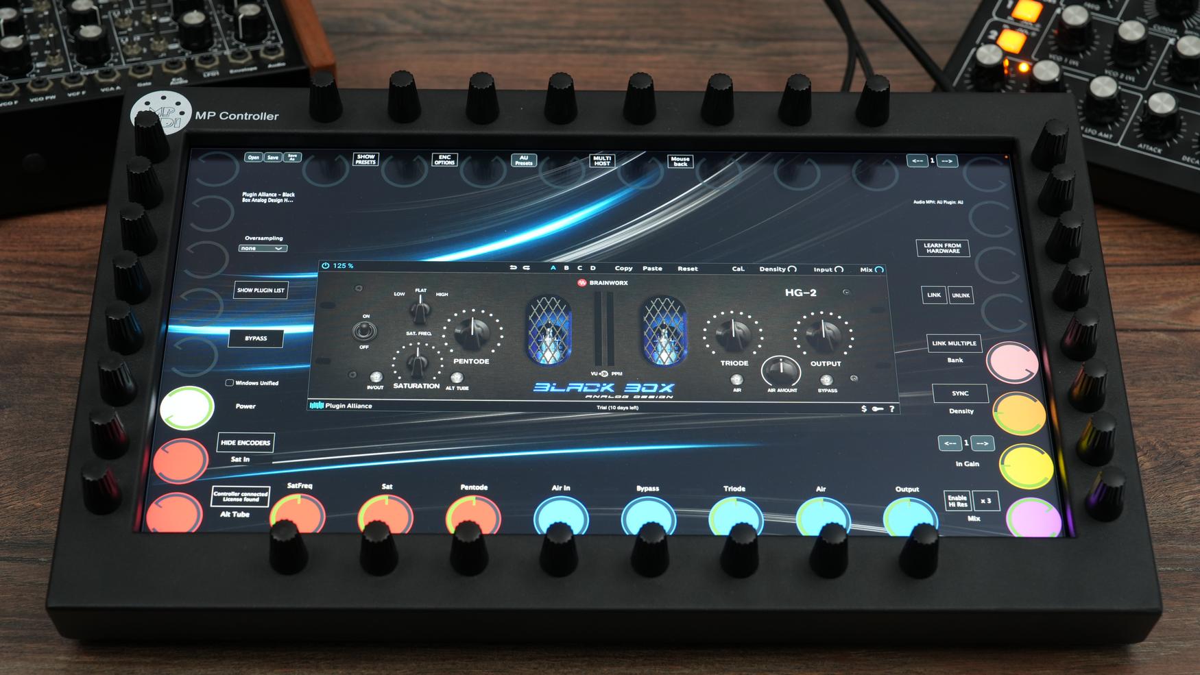 Plugin Alliance plugins on the MP Controller