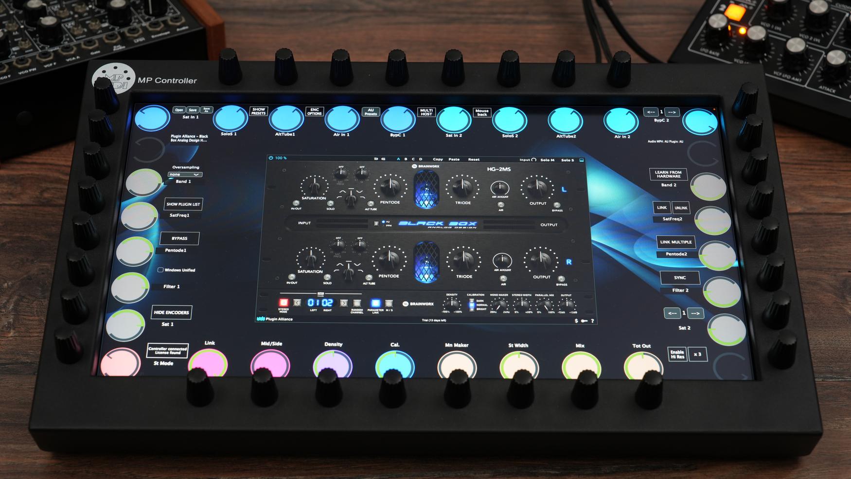 Plugin Alliance plugins on the MP Controller