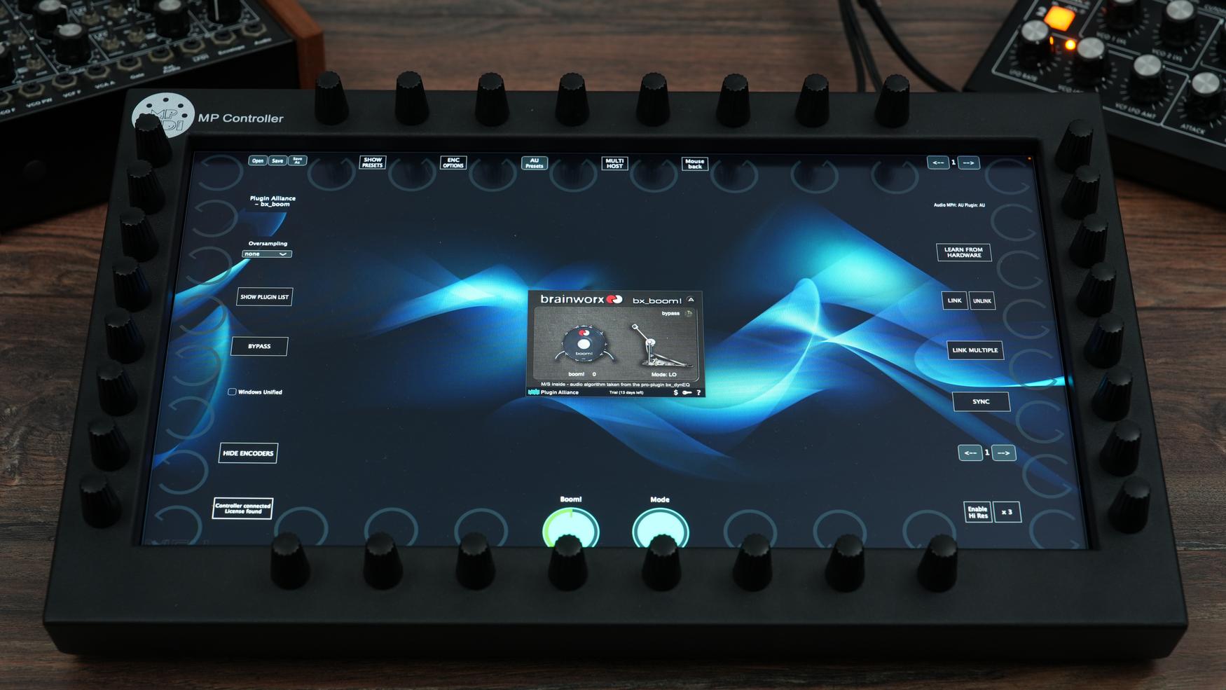 Plugin Alliance plugins on the MP Controller