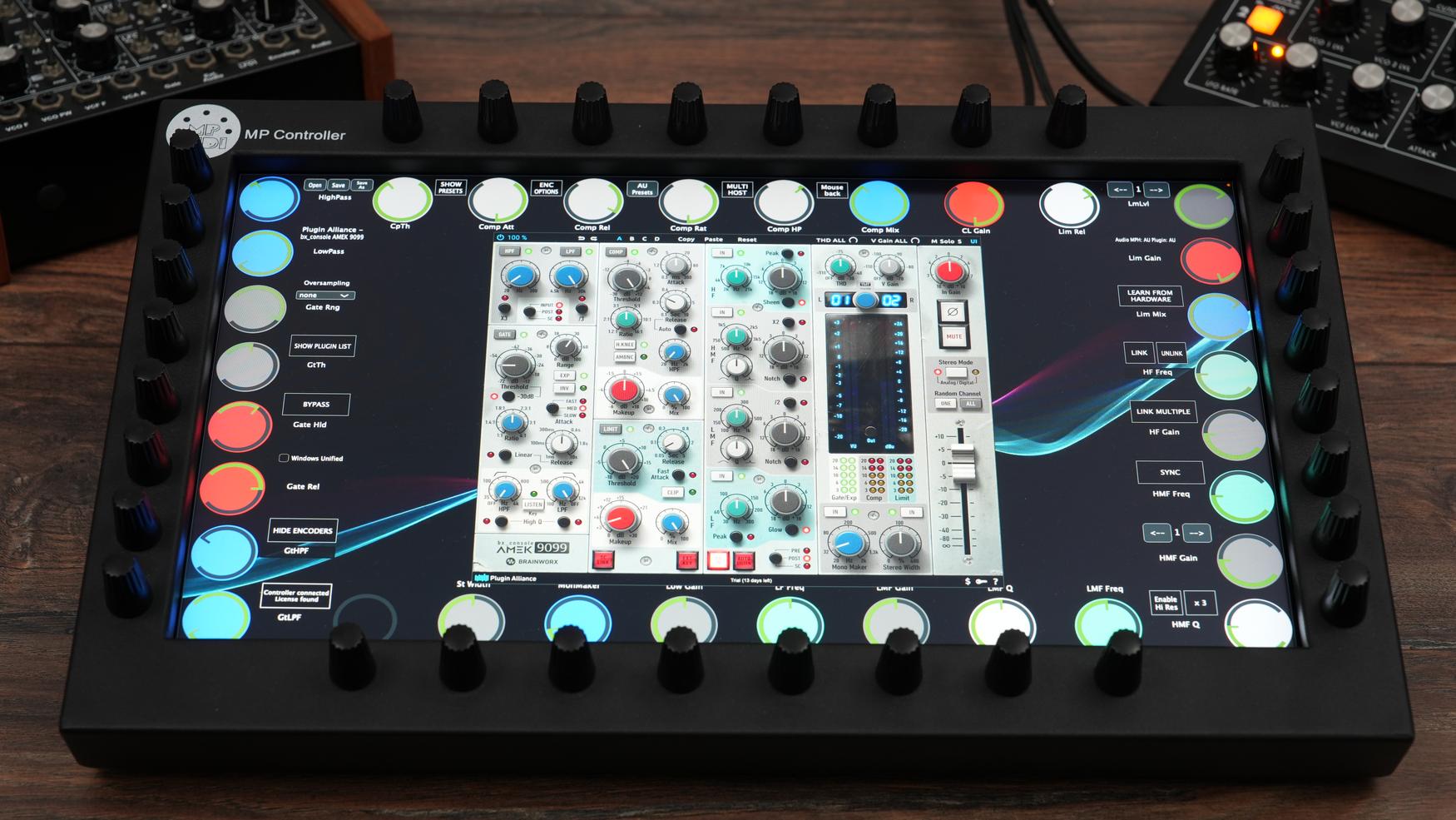 Plugin Alliance plugins on the MP Controller