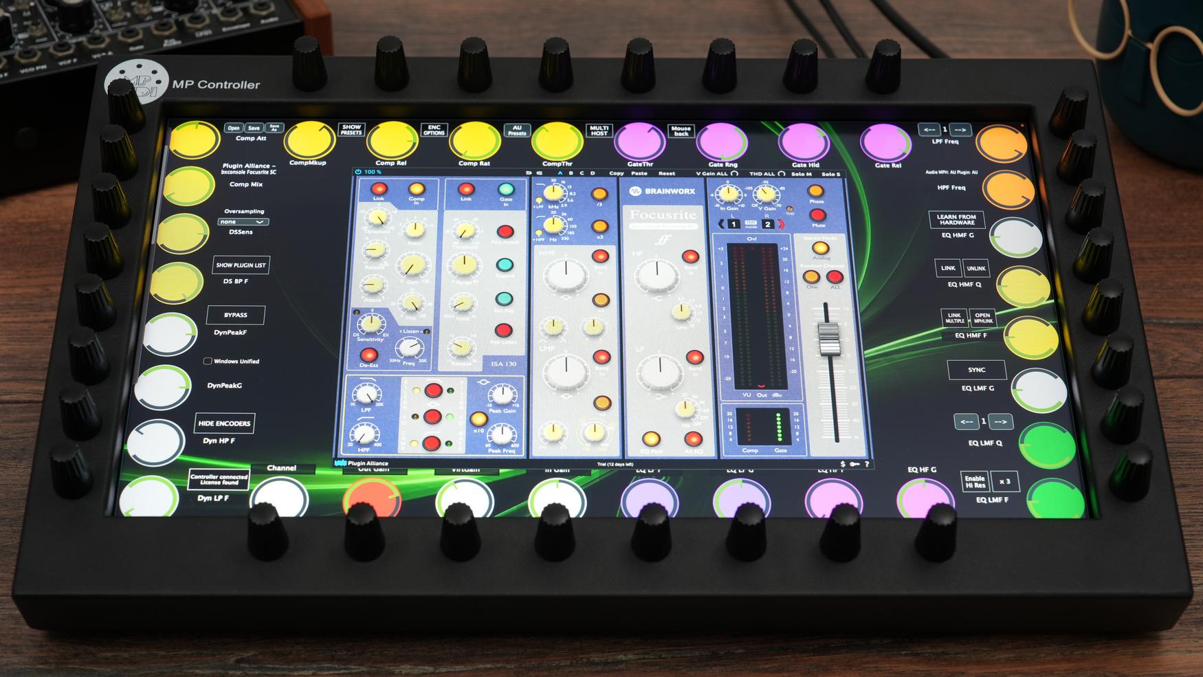 Plugin Alliance plugins on the MP Controller
