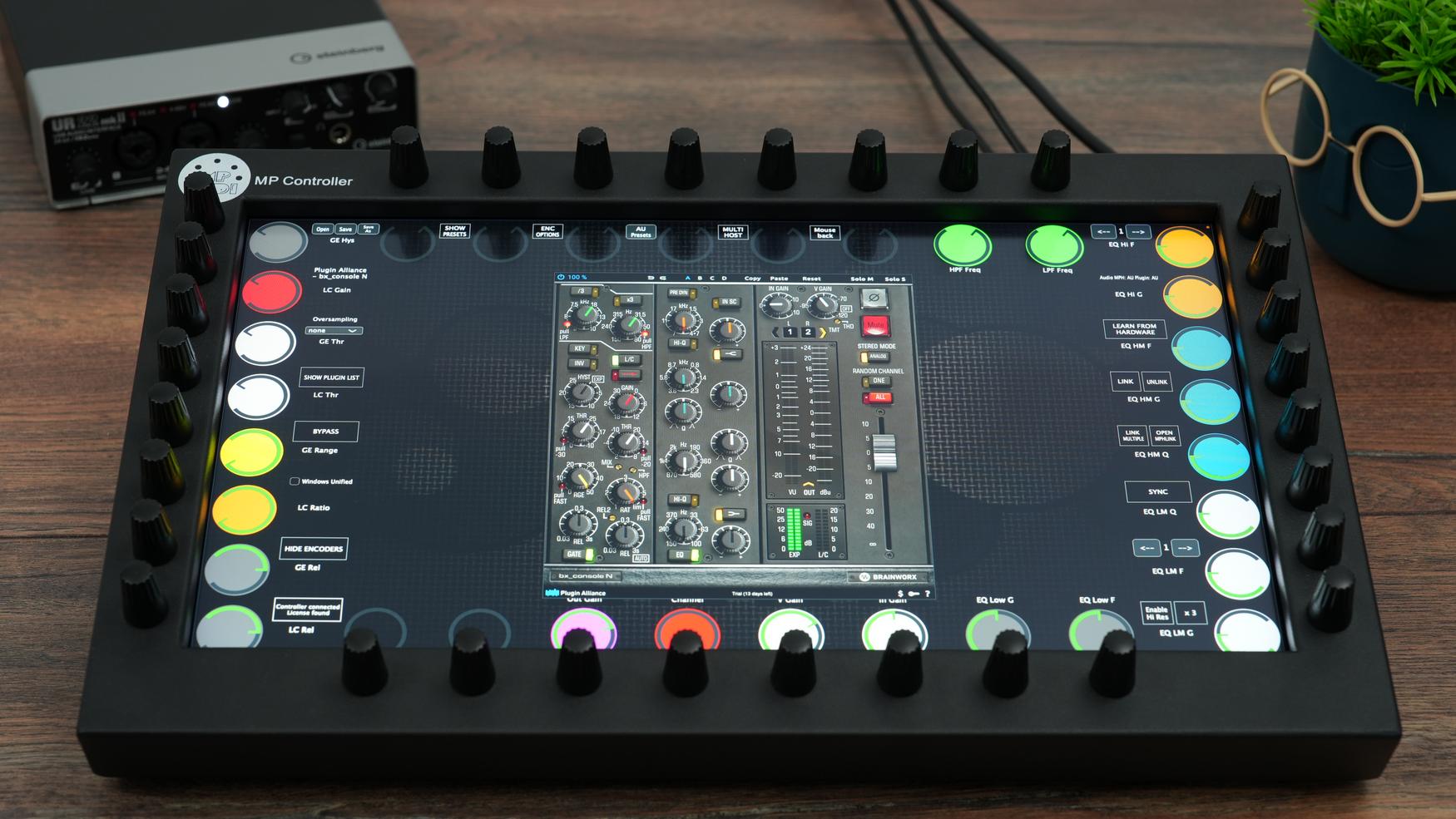 Plugin Alliance plugins on the MP Controller