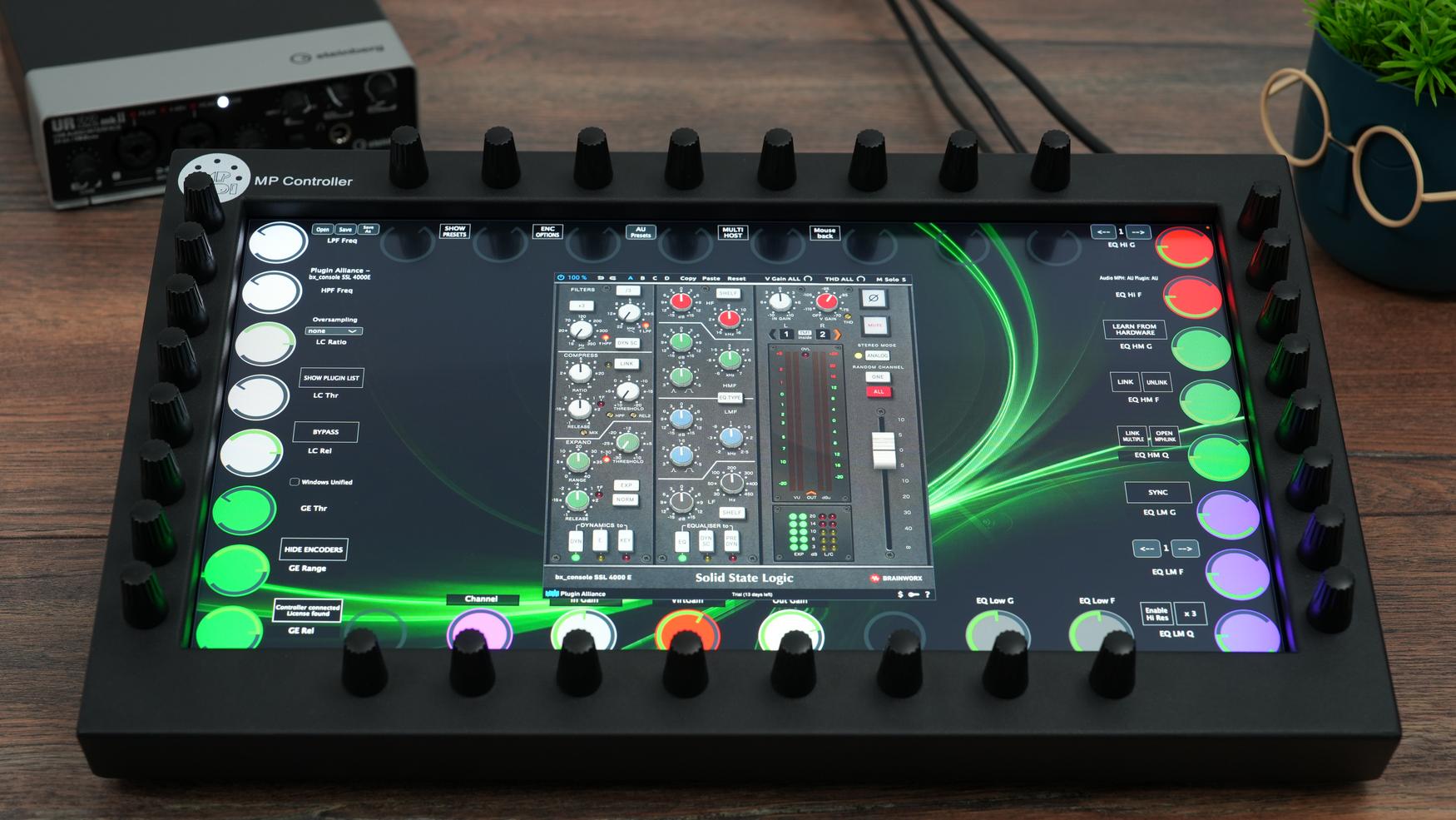 Plugin Alliance plugins on the MP Controller