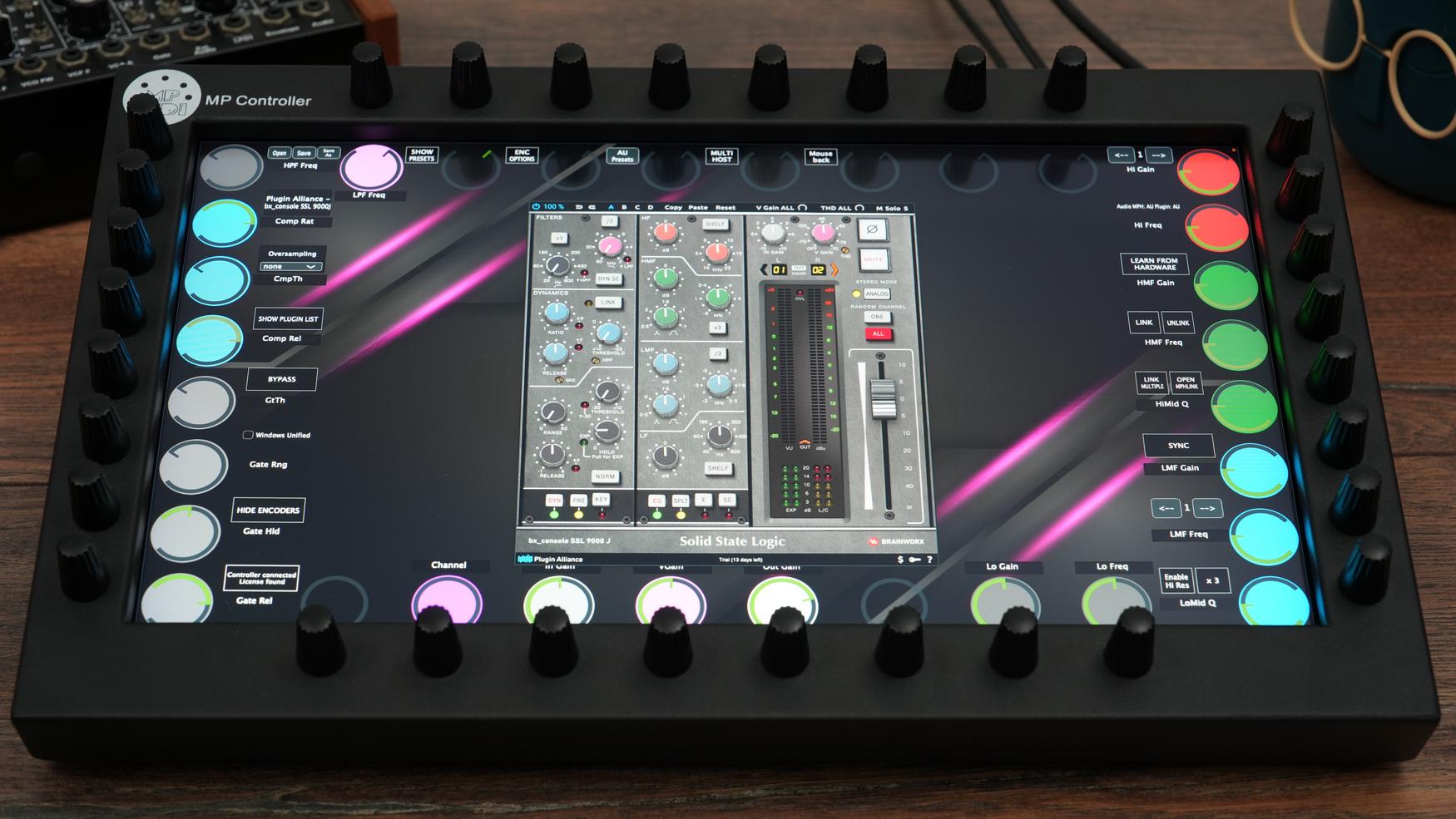 Plugin Alliance plugins on the MP Controller