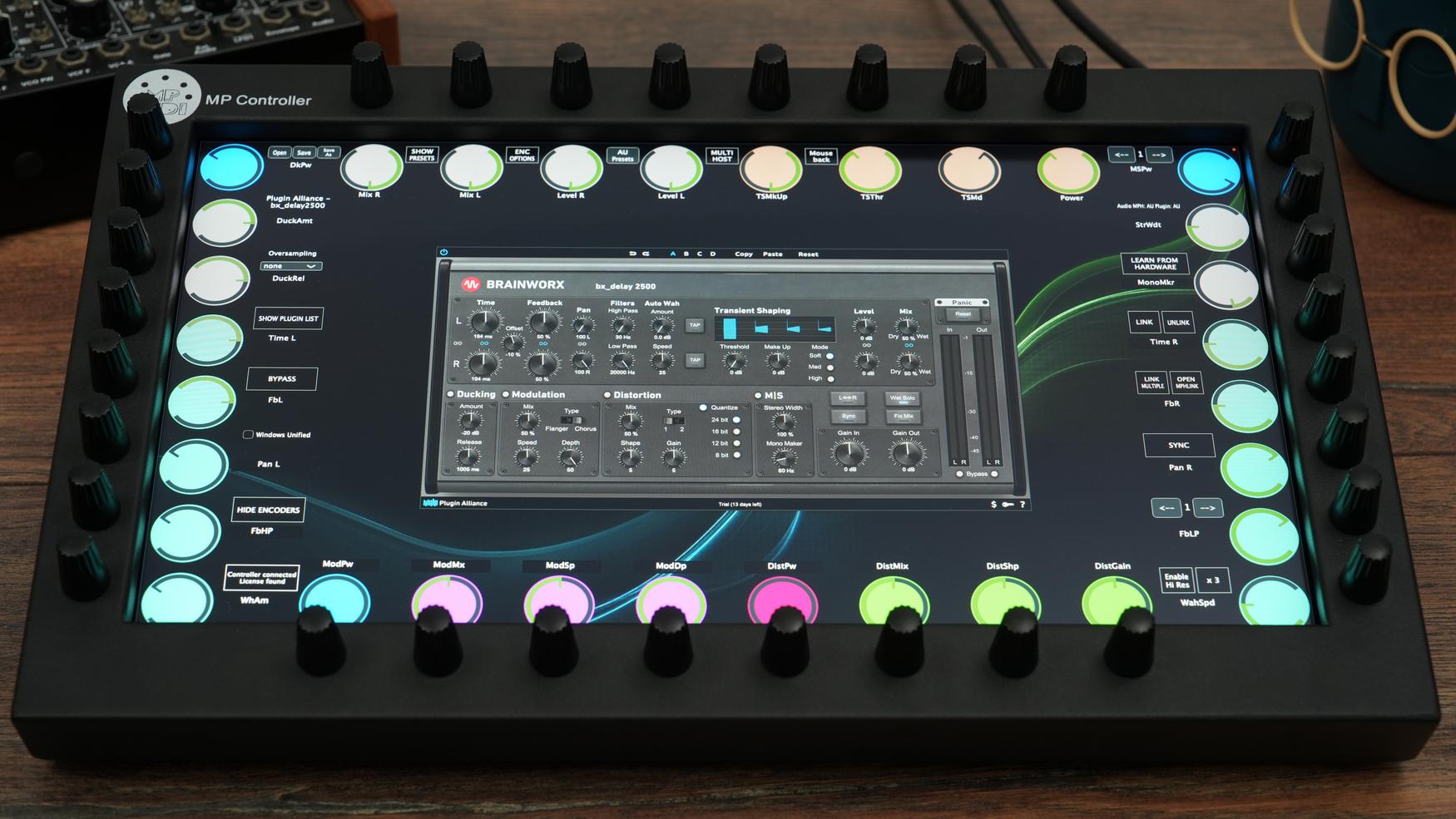 Plugin Alliance plugins on the MP Controller