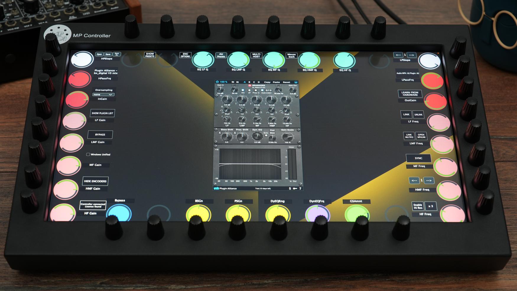 Plugin Alliance plugins on the MP Controller