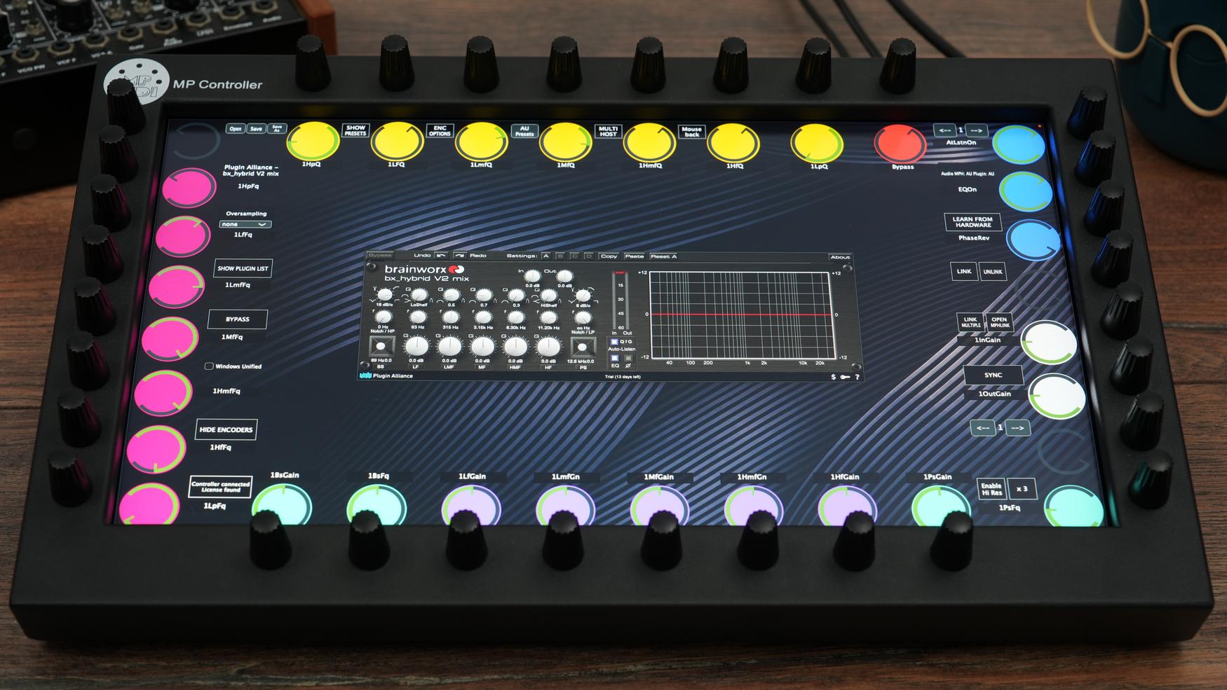 Plugin Alliance plugins on the MP Controller