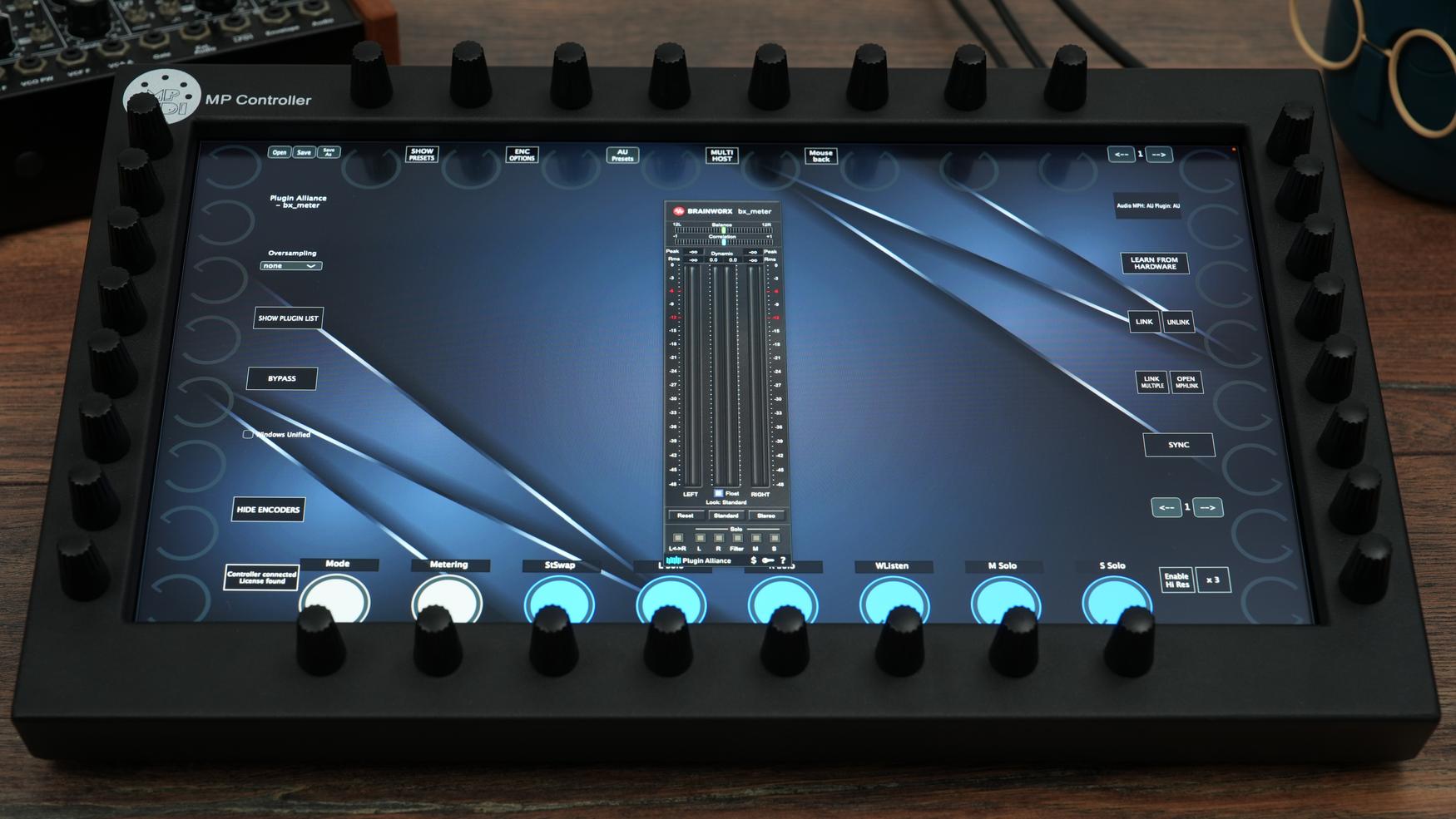 Plugin Alliance plugins on the MP Controller