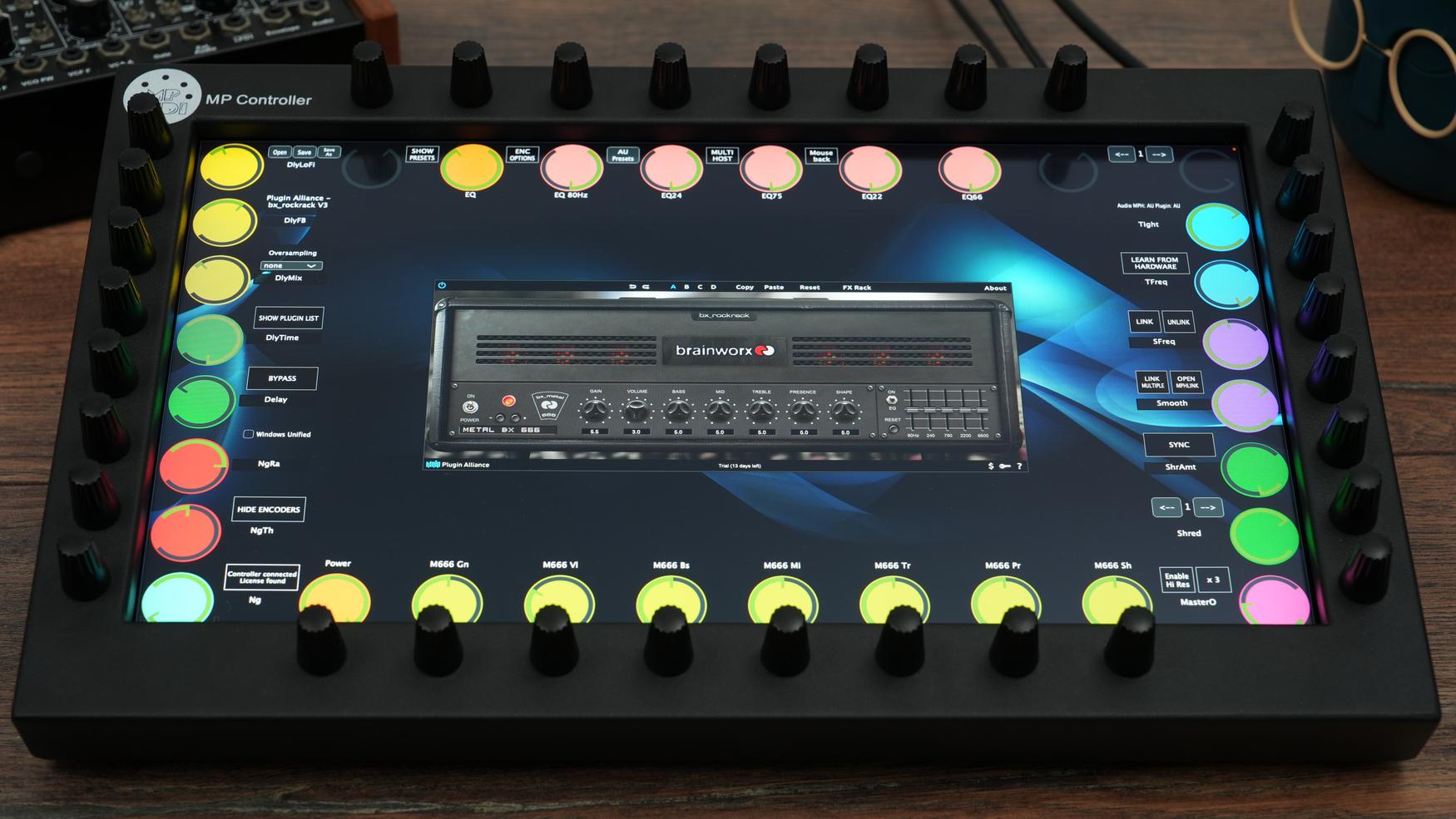Plugin Alliance plugins on the MP Controller