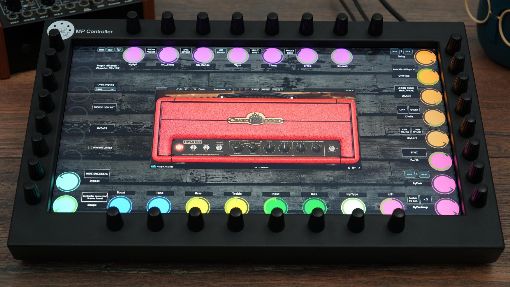 Plugin Alliance plugins on the MP Controller
