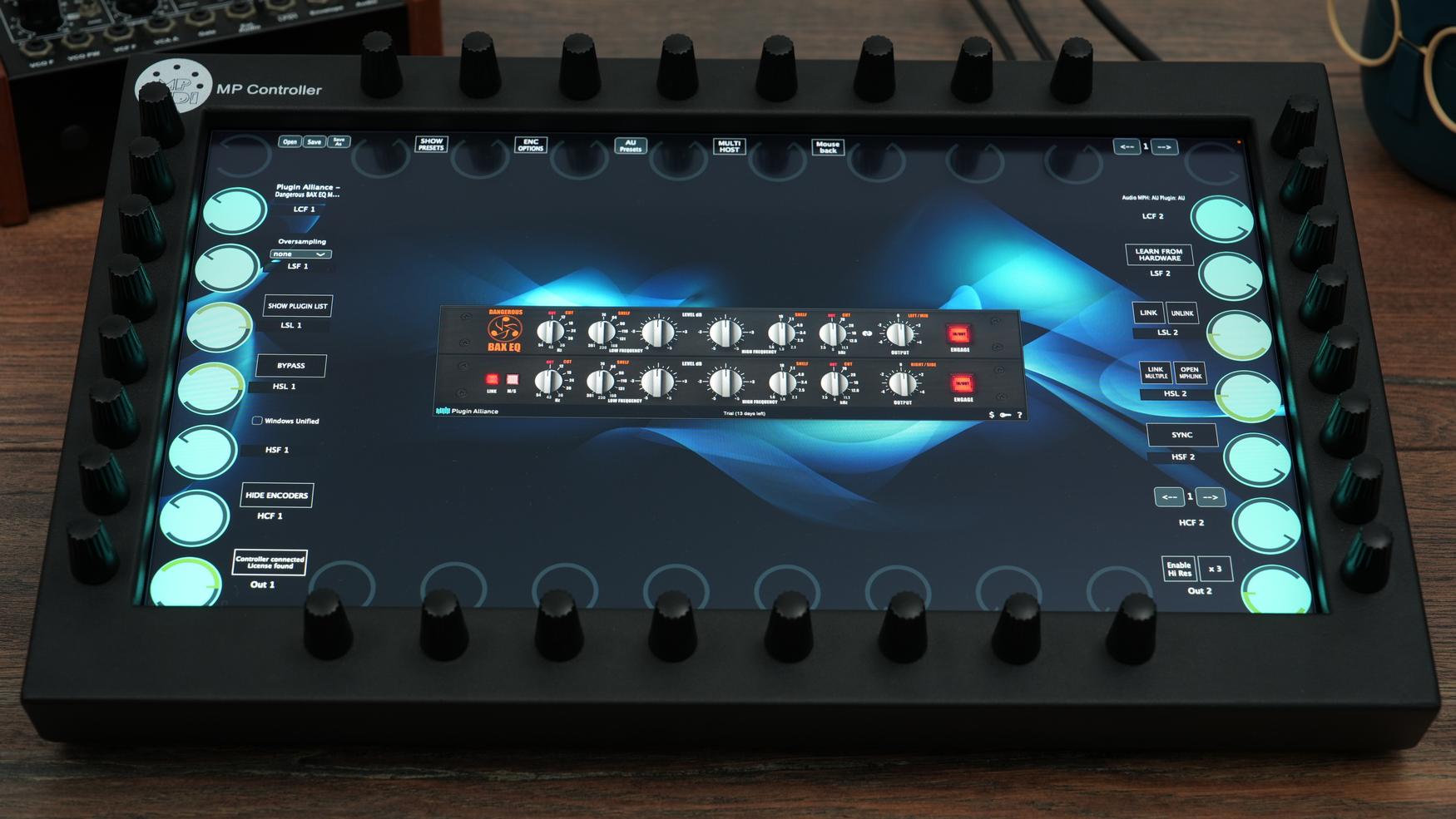 Plugin Alliance plugins on the MP Controller