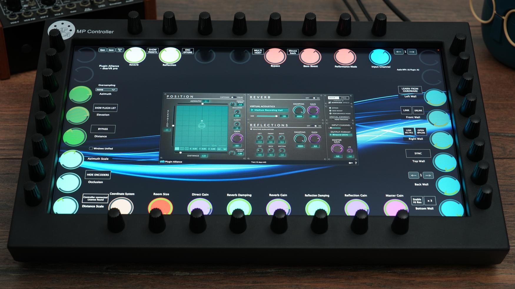 Plugin Alliance plugins on the MP Controller