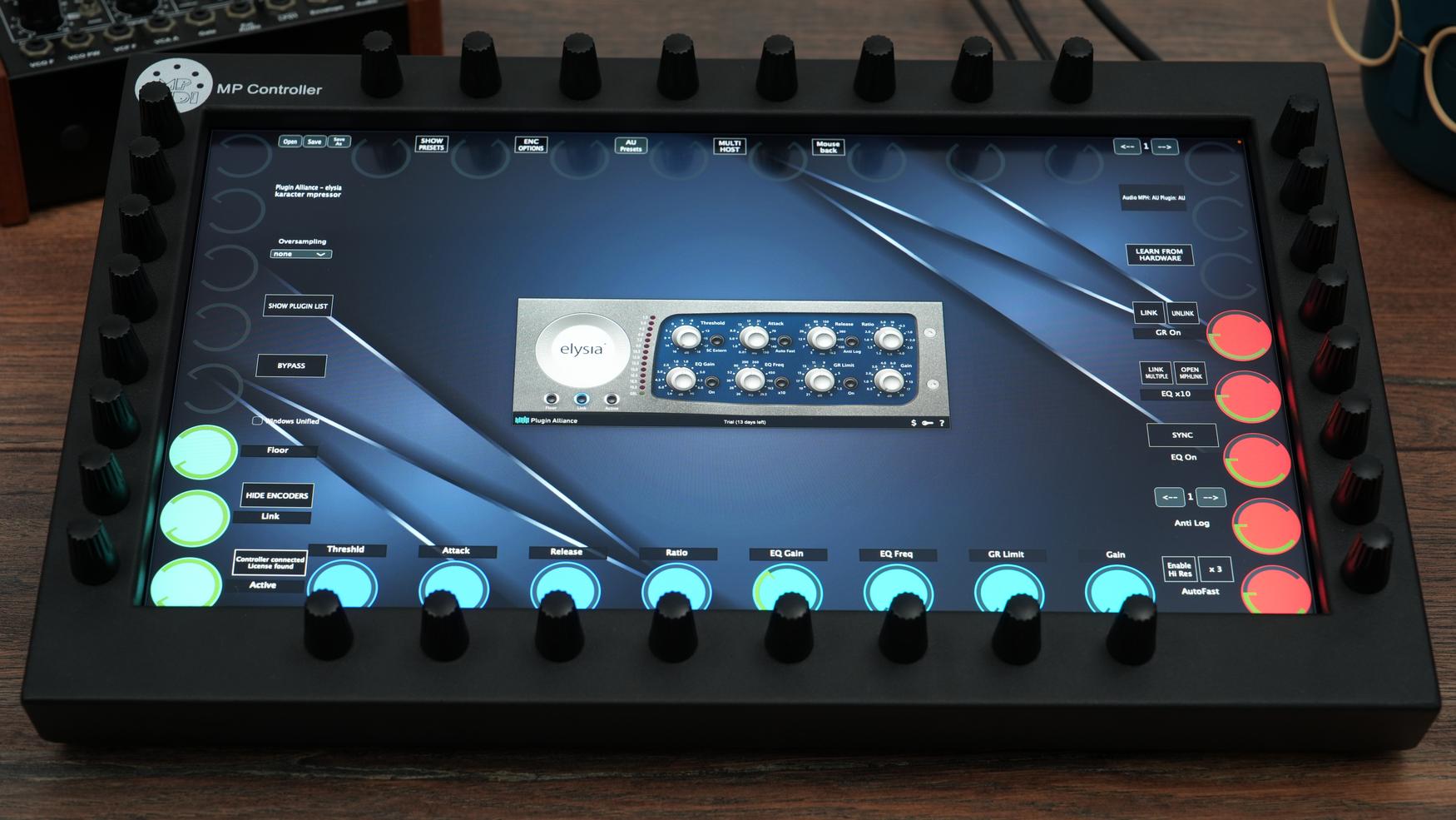 Plugin Alliance plugins on the MP Controller