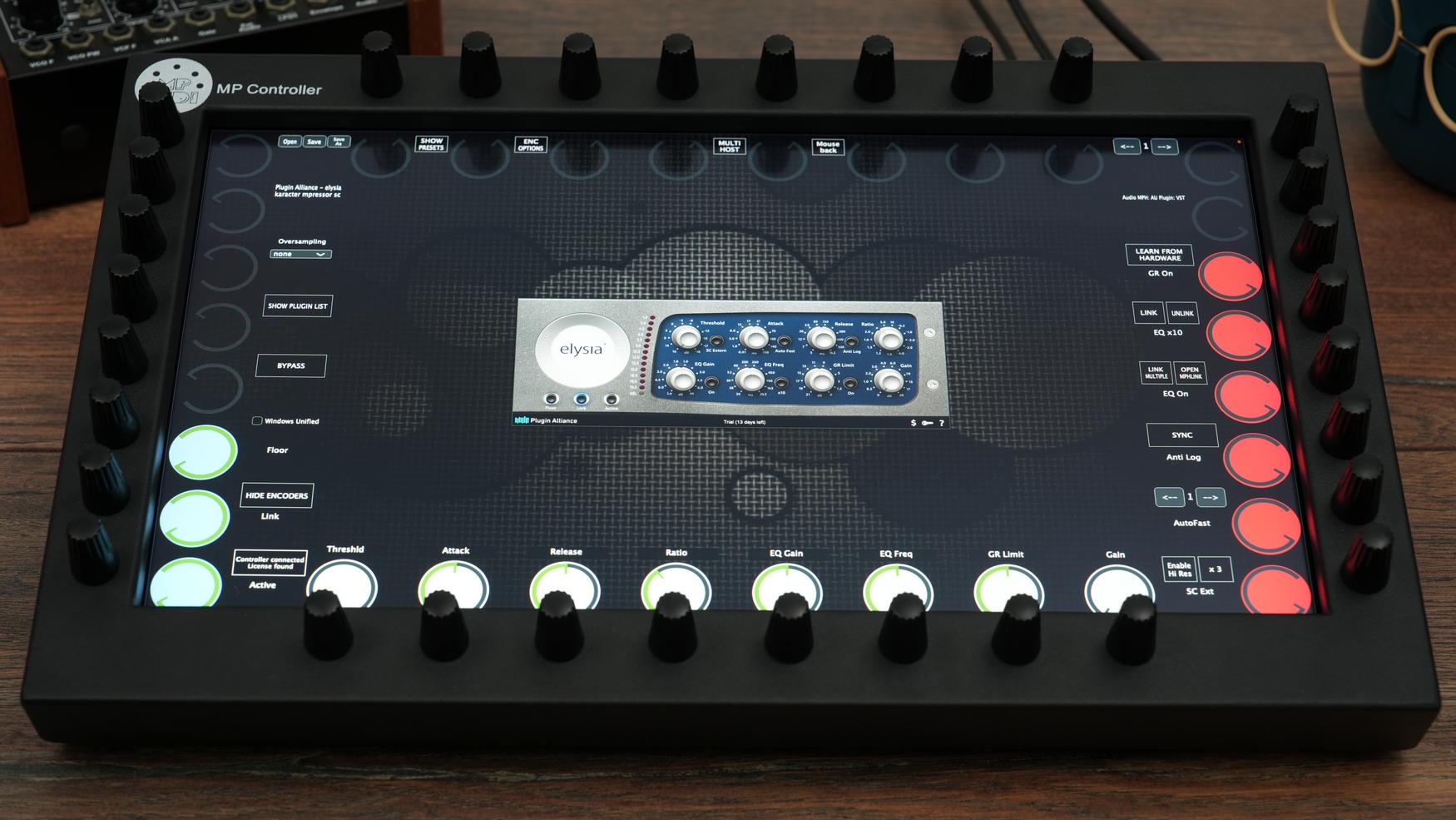 Plugin Alliance plugins on the MP Controller