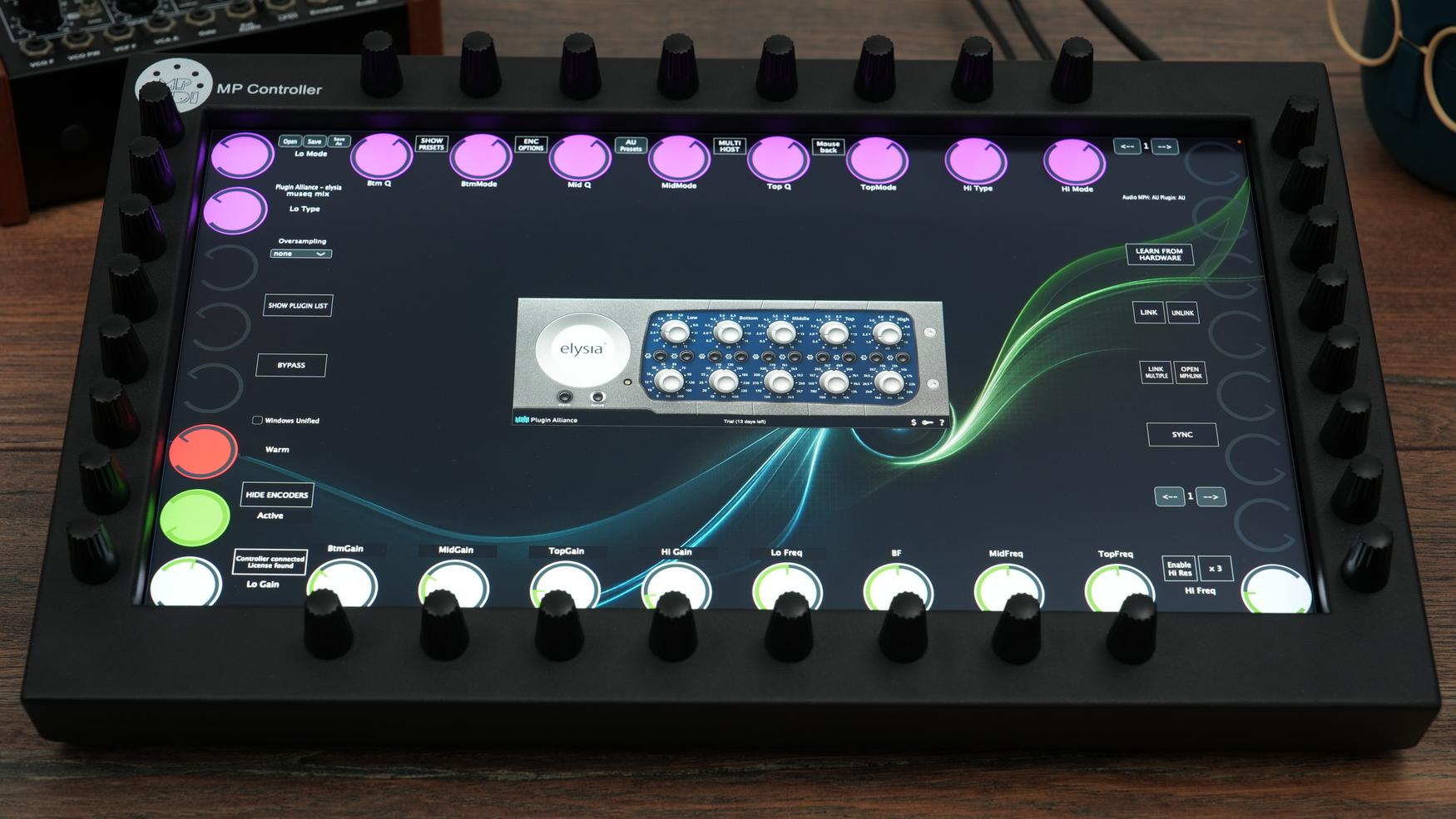 Plugin Alliance plugins on the MP Controller